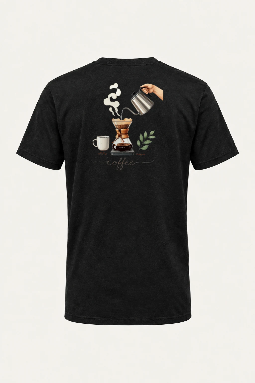"Coffee Pour Over" Heavyweight Unisex Crewneck T-shirt | Gildan 5000