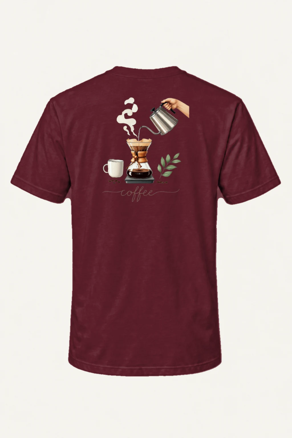 "Coffee Pour Over" Heavyweight Unisex Crewneck T-shirt | Gildan 5000
