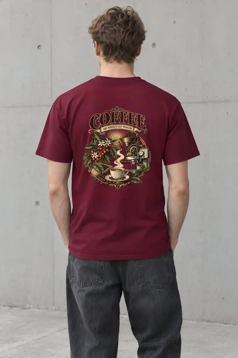 "Coffee Process" Heavyweight Unisex Crewneck T-shirt
