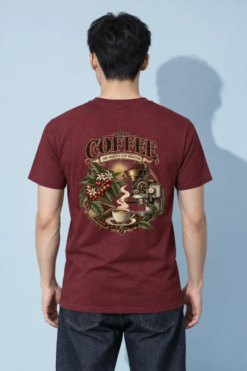 "Coffee Process" Heavyweight Unisex Crewneck T-shirt