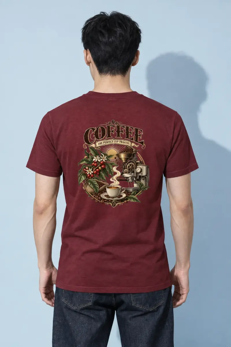 "Coffee Process" Heavyweight Unisex Crewneck T-shirt