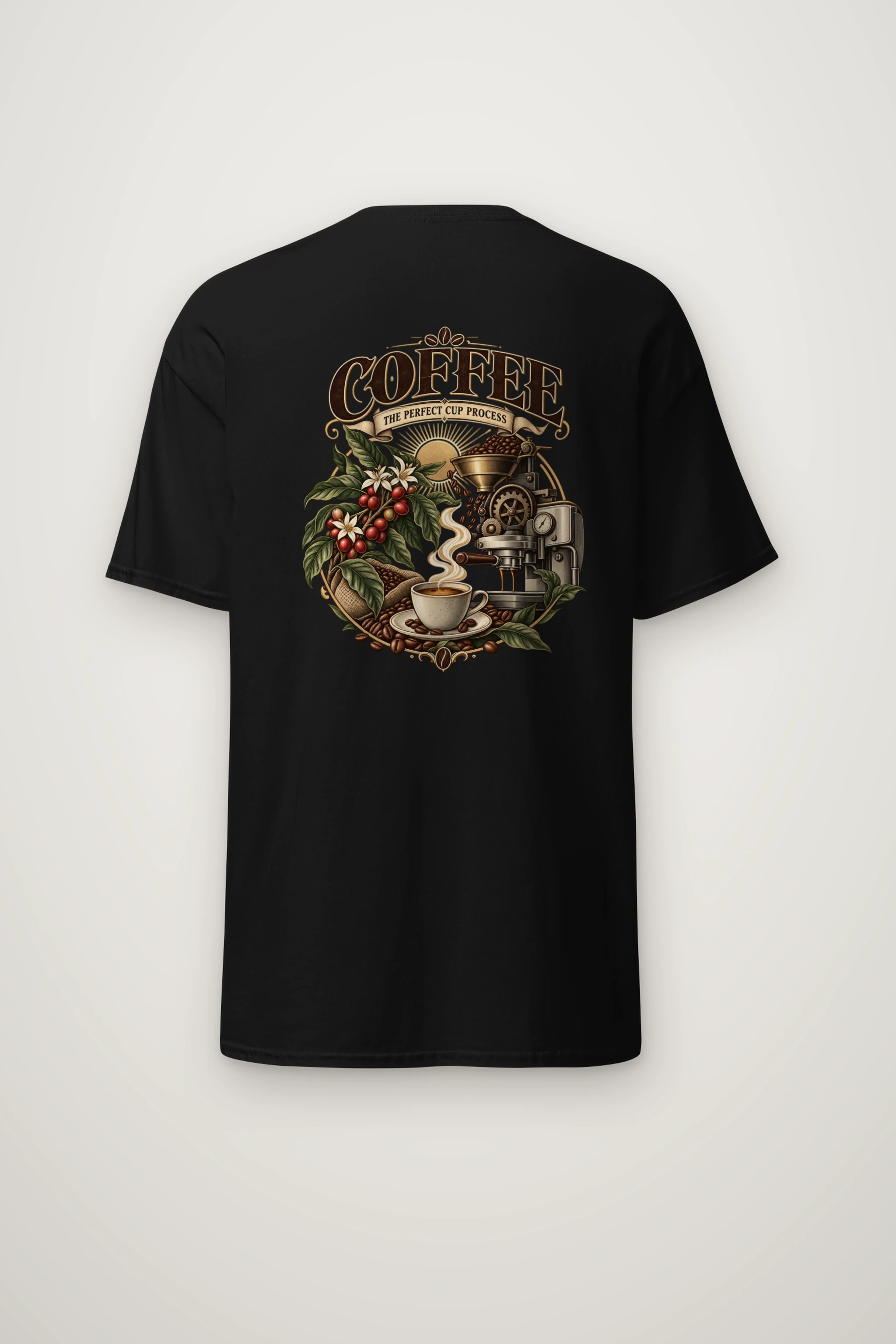 "Coffee Process" Heavyweight Unisex Crewneck T-shirt