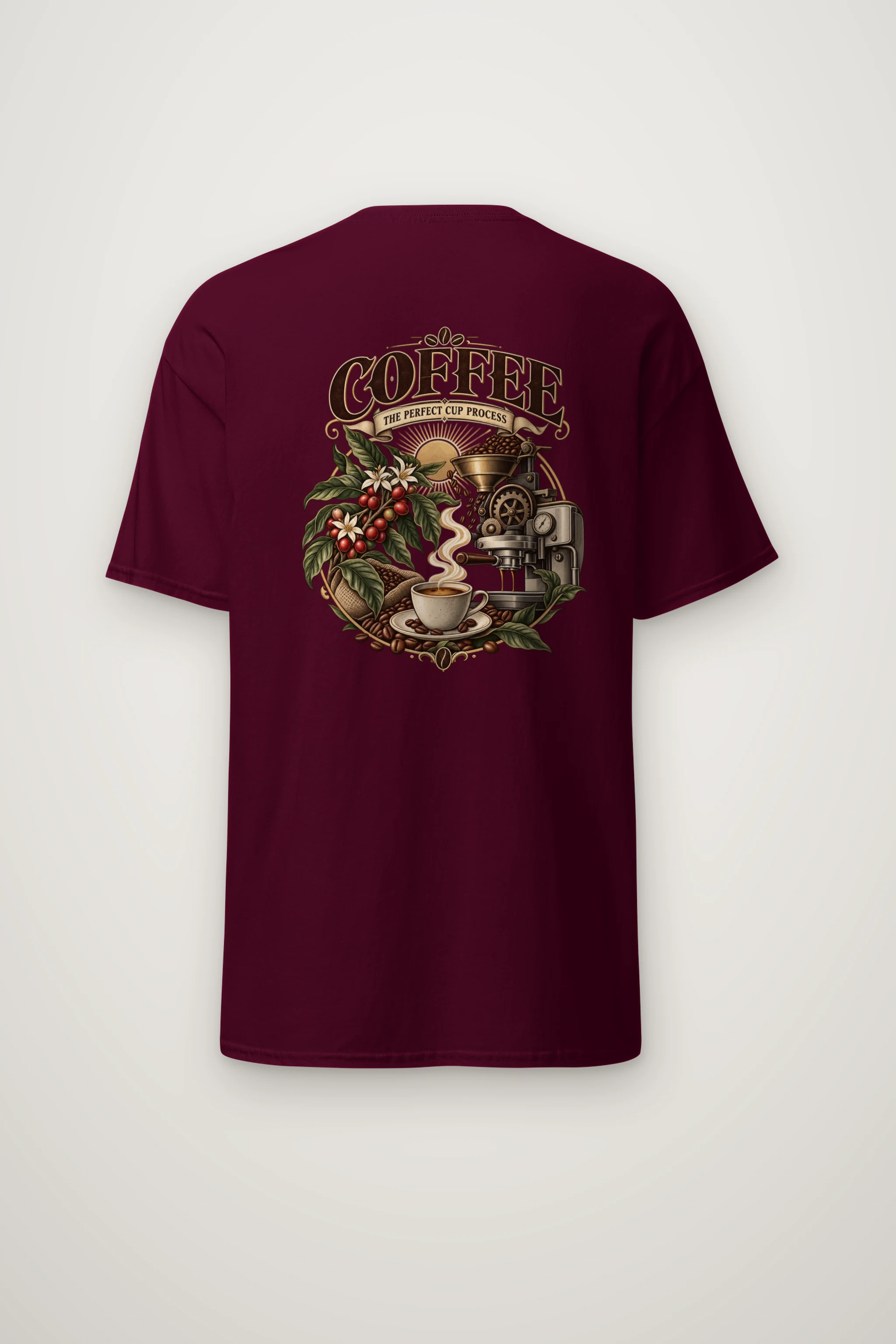 "Coffee Process" Heavyweight Unisex Crewneck T-shirt