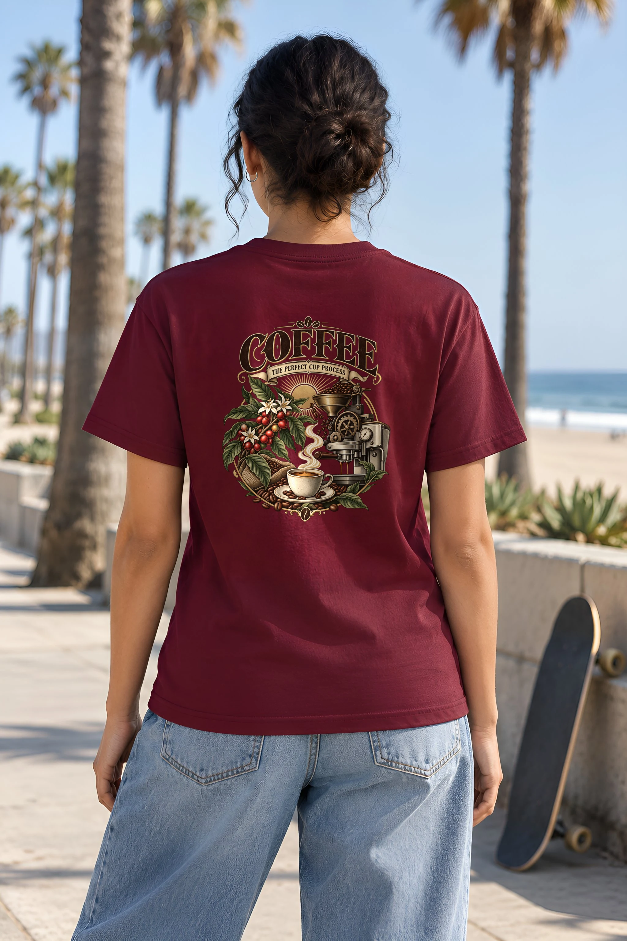 "Coffee Process" Heavyweight Unisex Crewneck T-shirt