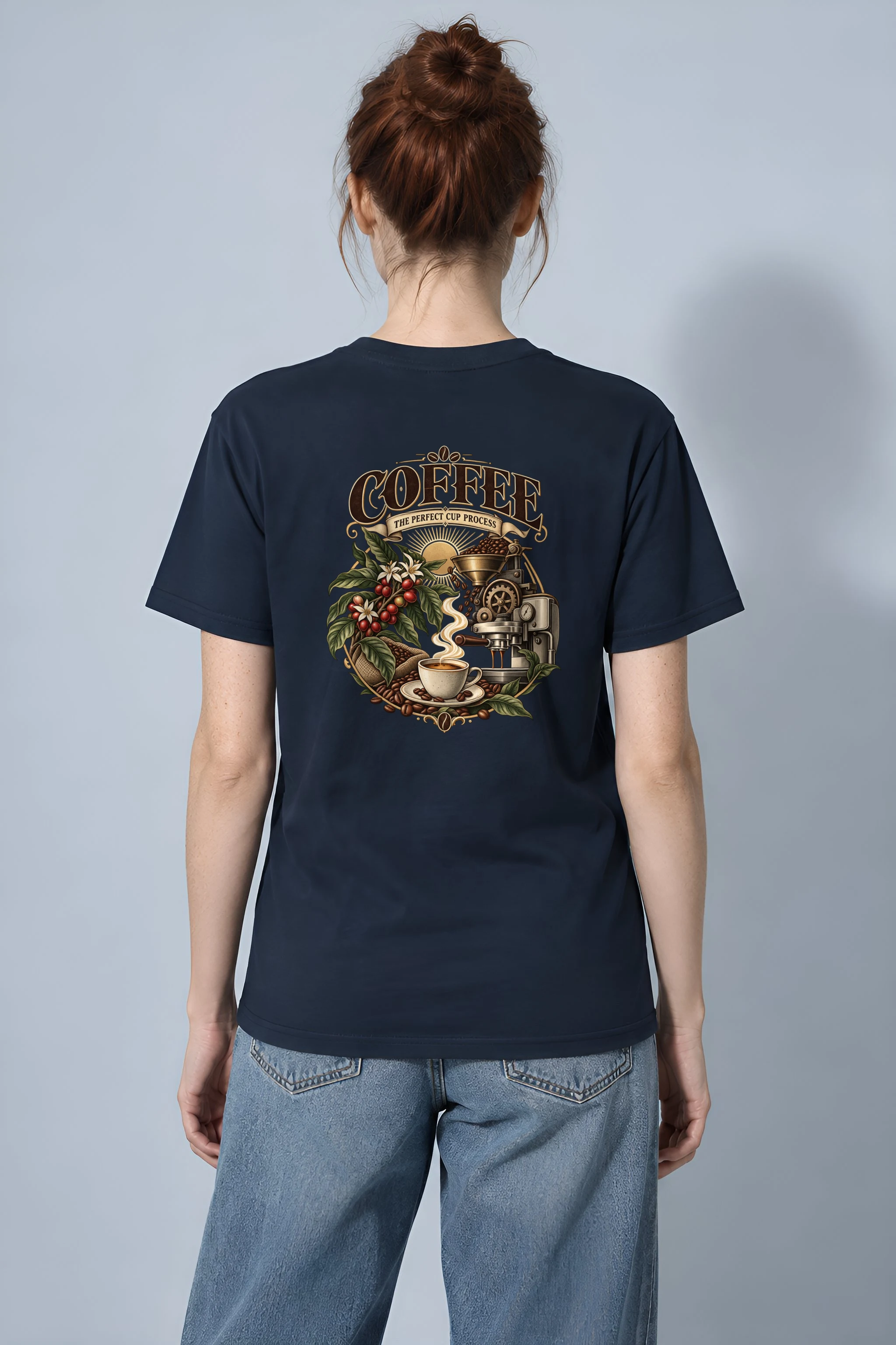 "Coffee Process" Heavyweight Unisex Crewneck T-shirt