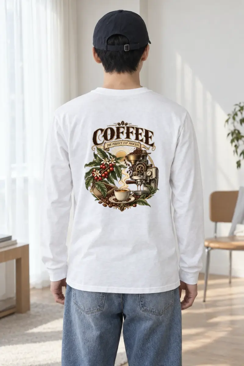 "Coffee Process" Unisex Longsleeve T-shirt