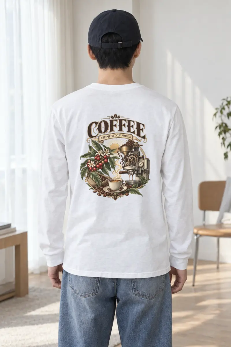 "Coffee Process" Unisex Longsleeve T-shirt