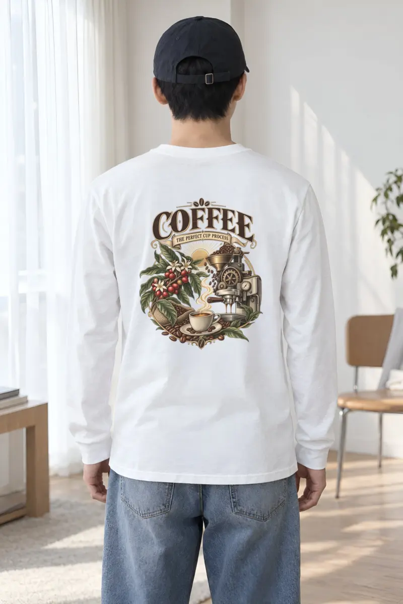 "Coffee Process" Unisex Longsleeve T-shirt