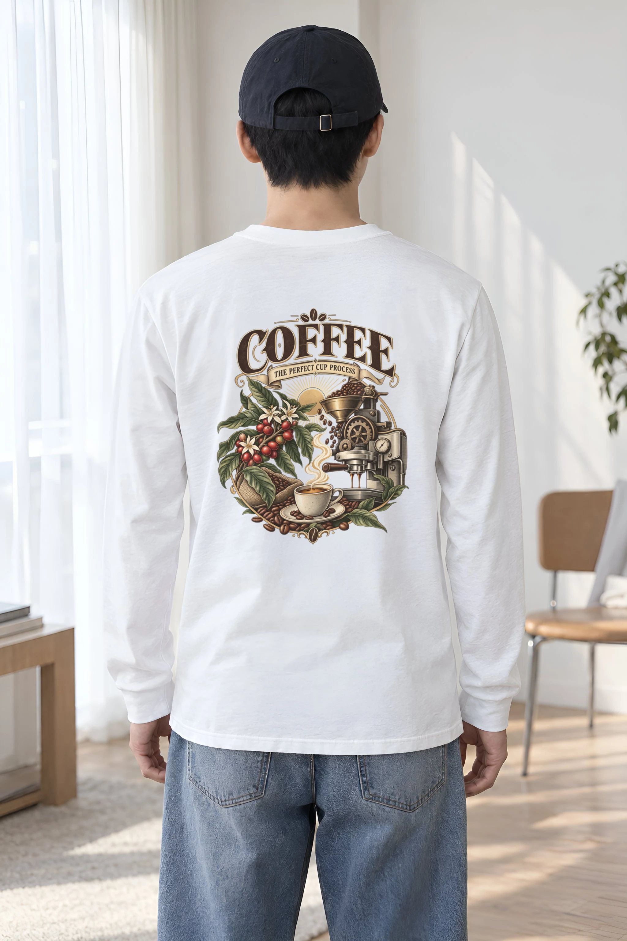 "Coffee Process" Unisex Longsleeve T-shirt