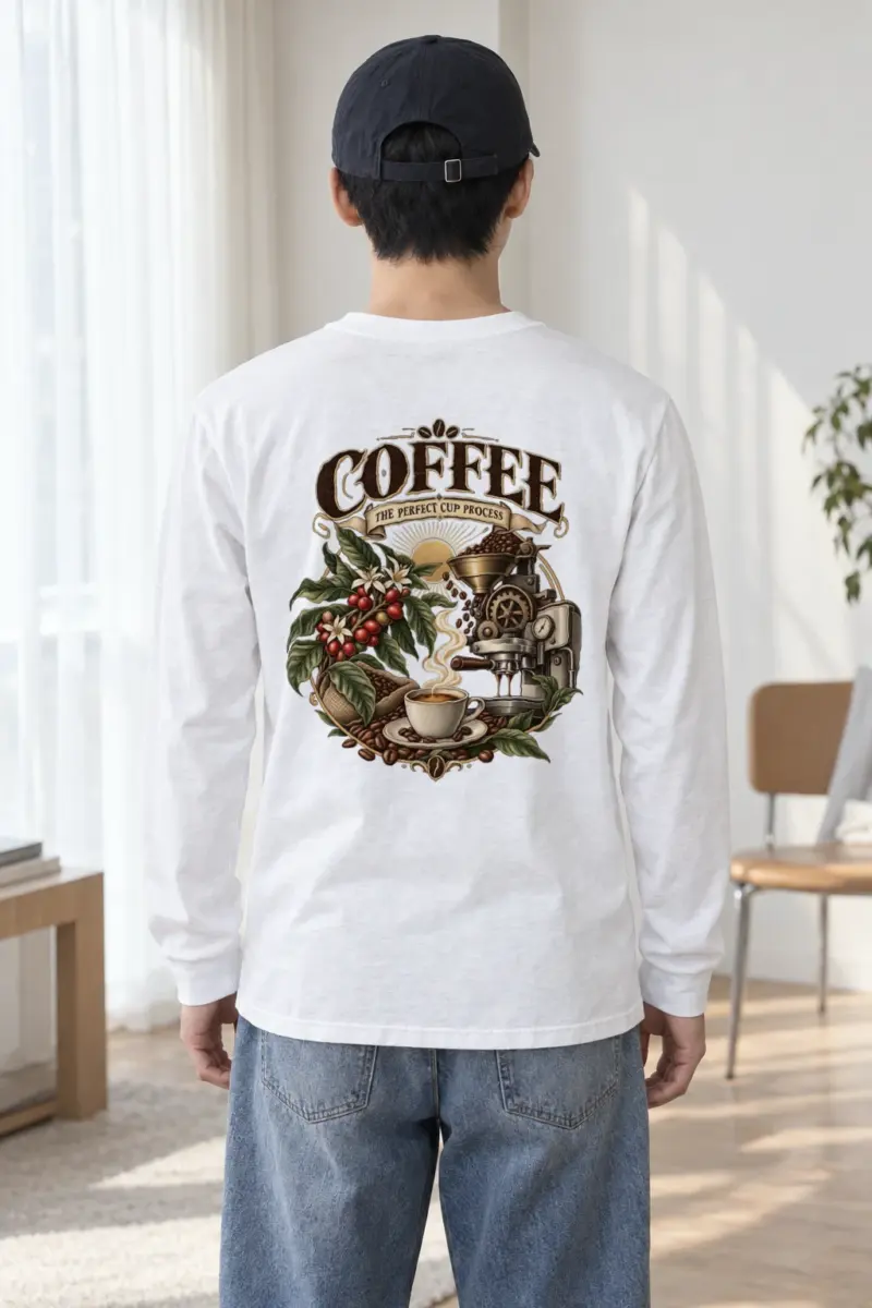 "Coffee Process" Unisex Longsleeve T-shirt