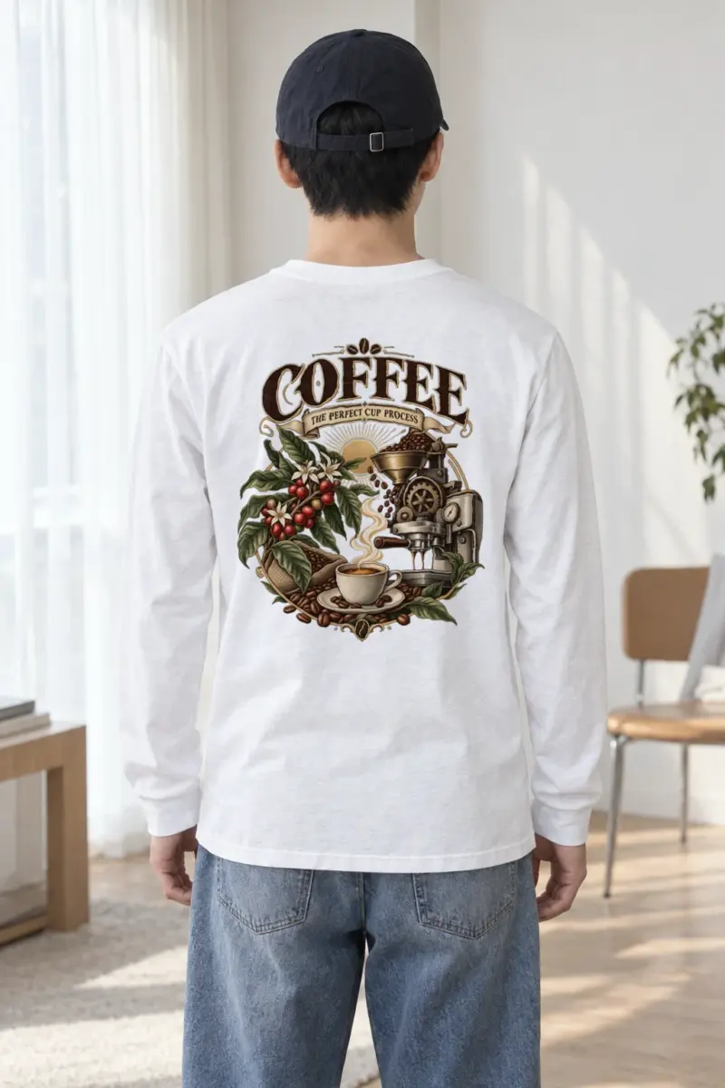 "Coffee Process" Unisex Longsleeve T-shirt