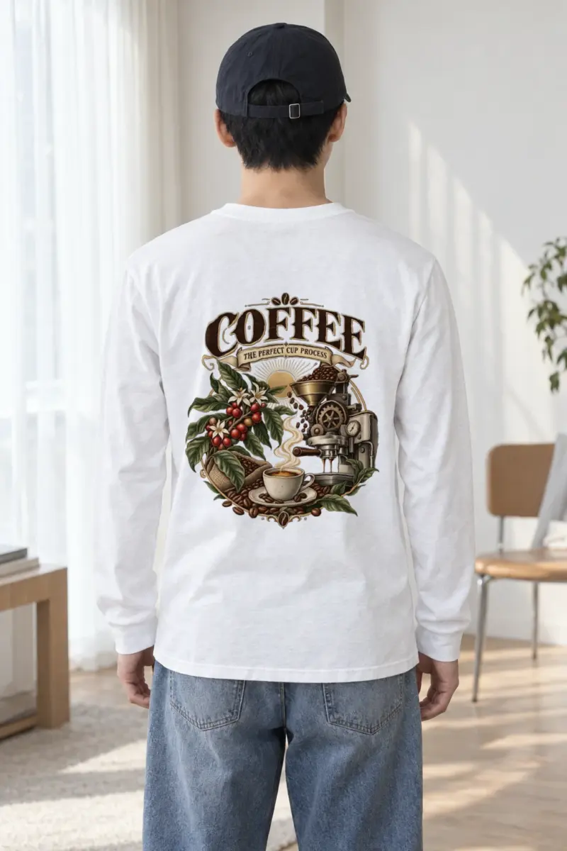 "Coffee Process" Unisex Longsleeve T-shirt