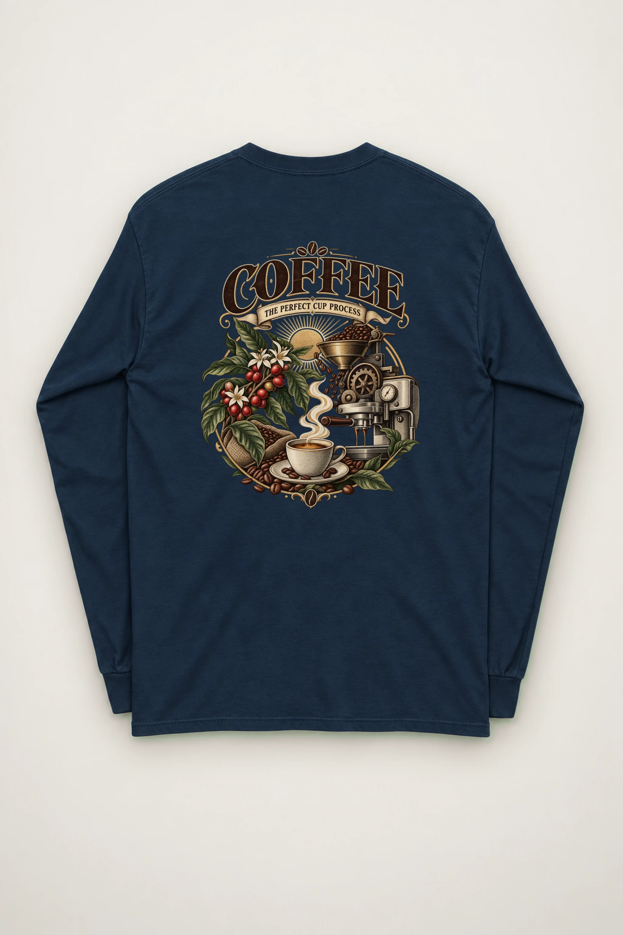 "Coffee Process" Unisex Longsleeve T-shirt