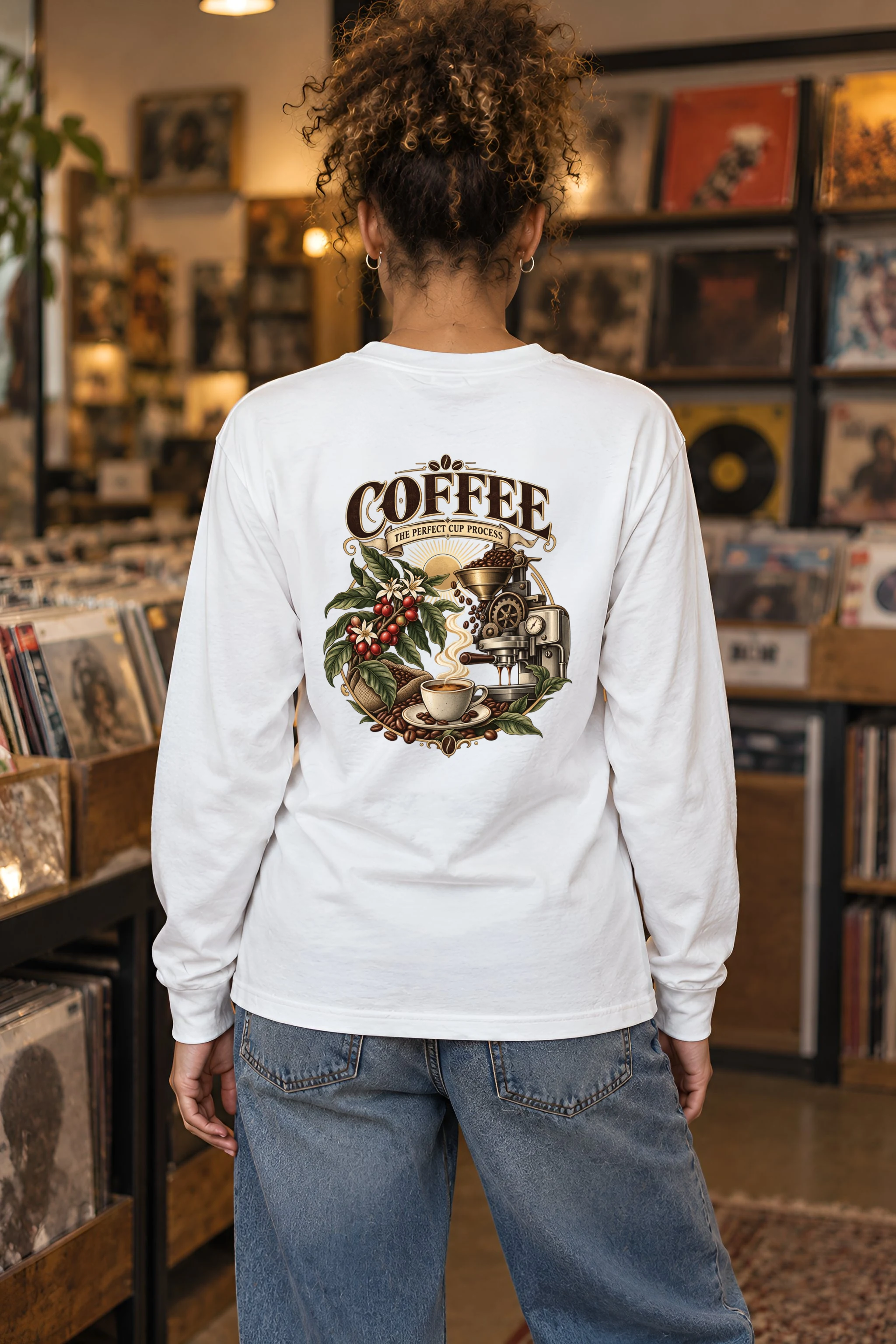 "Coffee Process" Unisex Longsleeve T-shirt