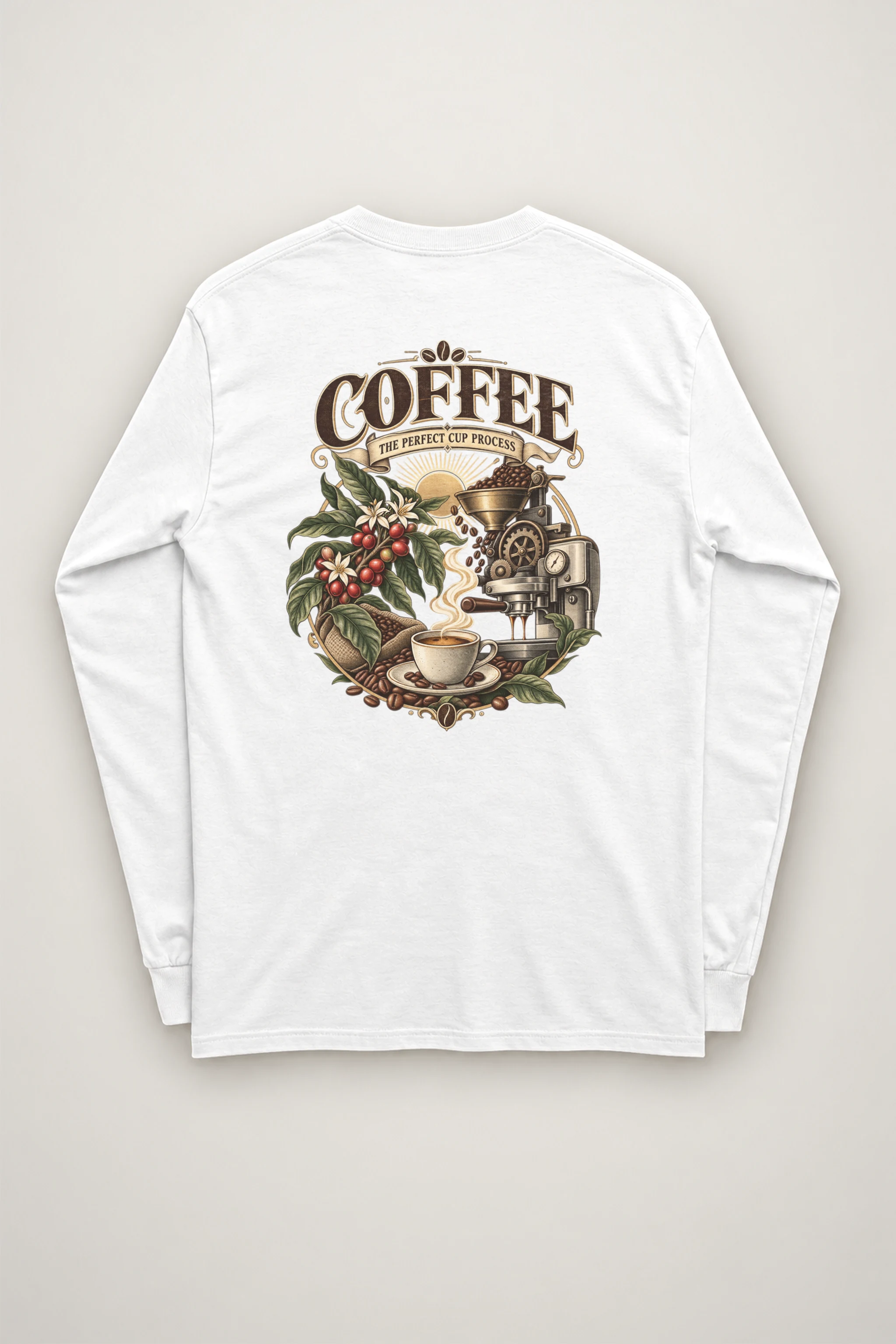 "Coffee Process" Unisex Longsleeve T-shirt