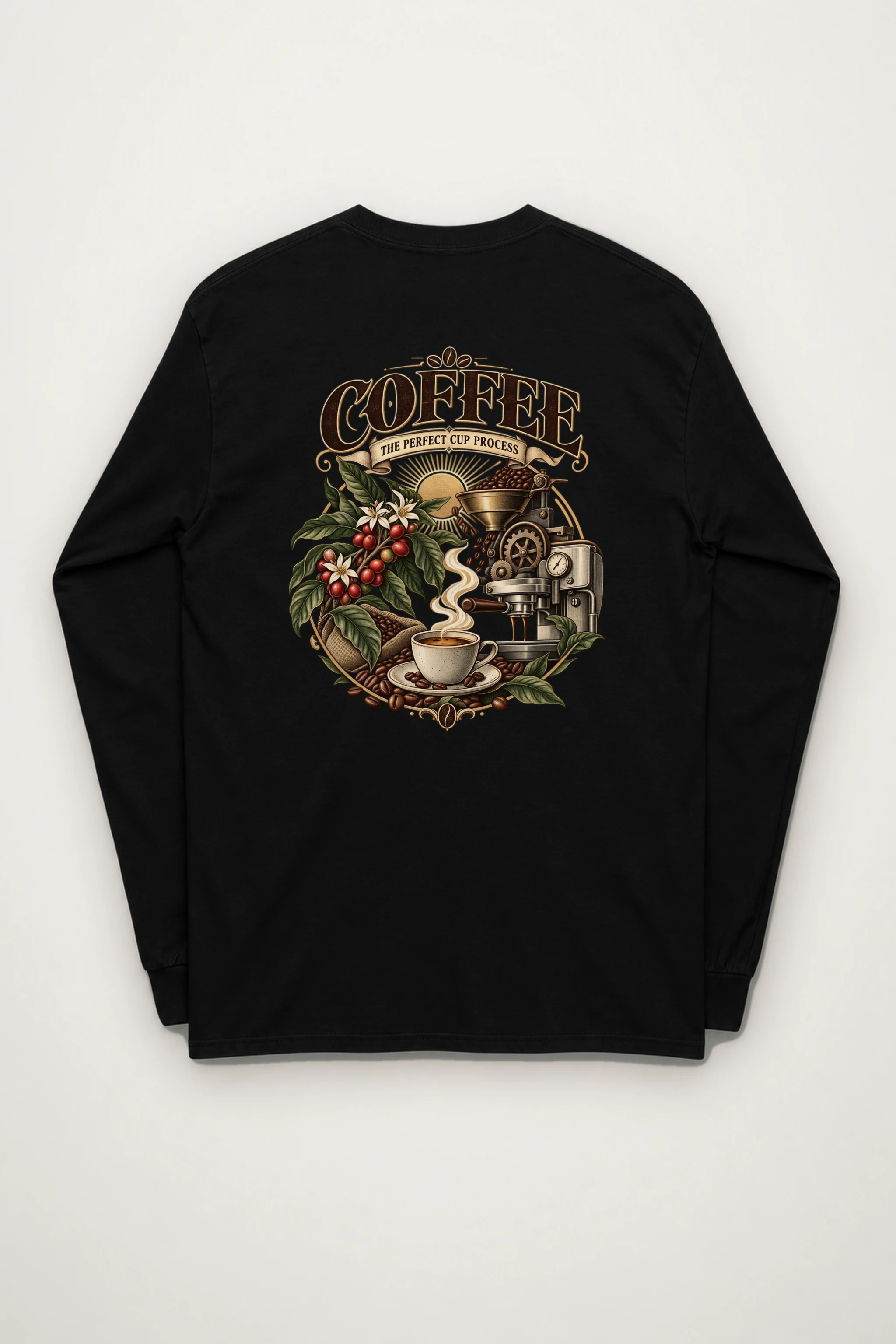 "Coffee Process" Unisex Longsleeve T-shirt