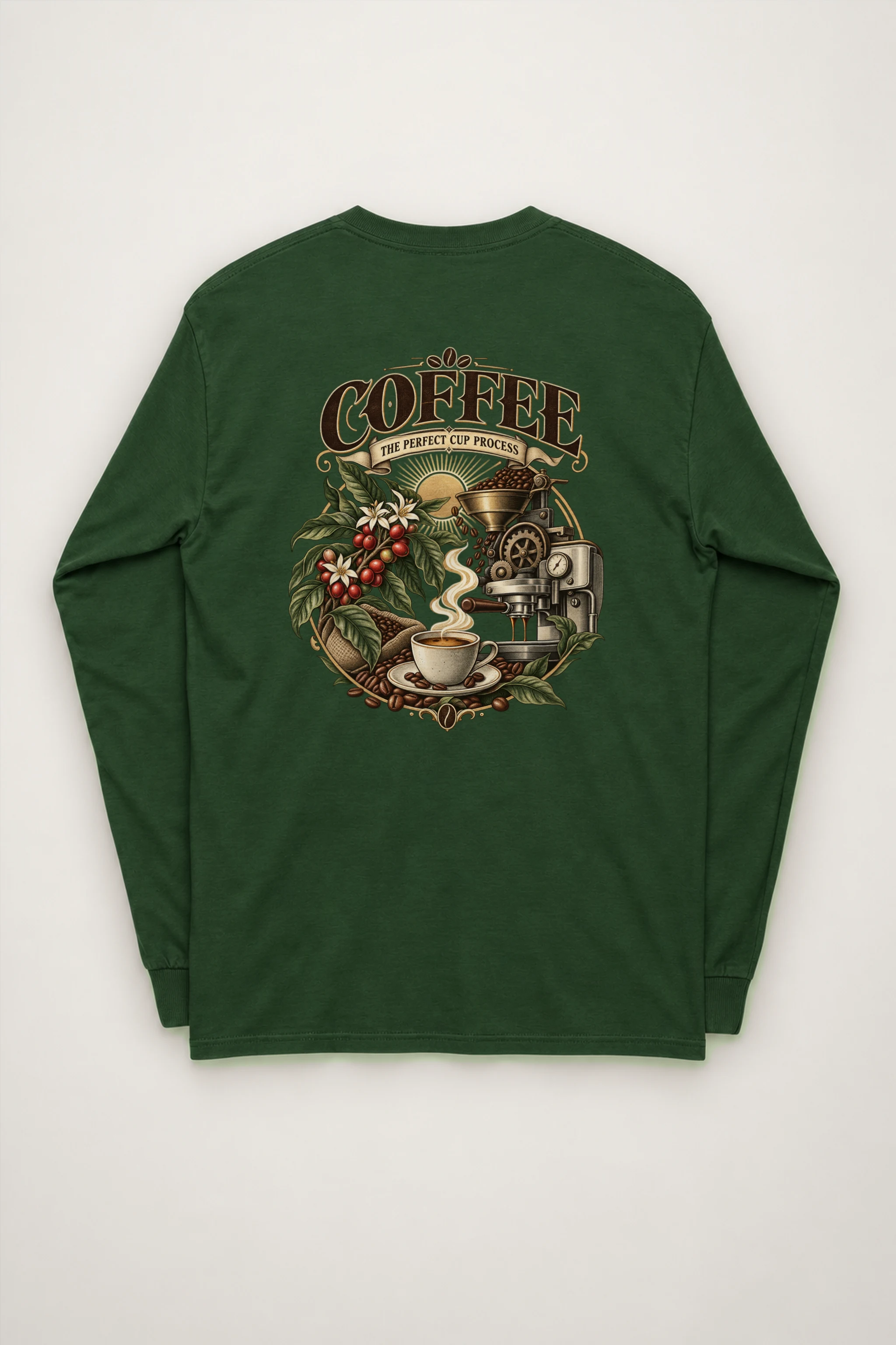 "Coffee Process" Unisex Longsleeve T-shirt