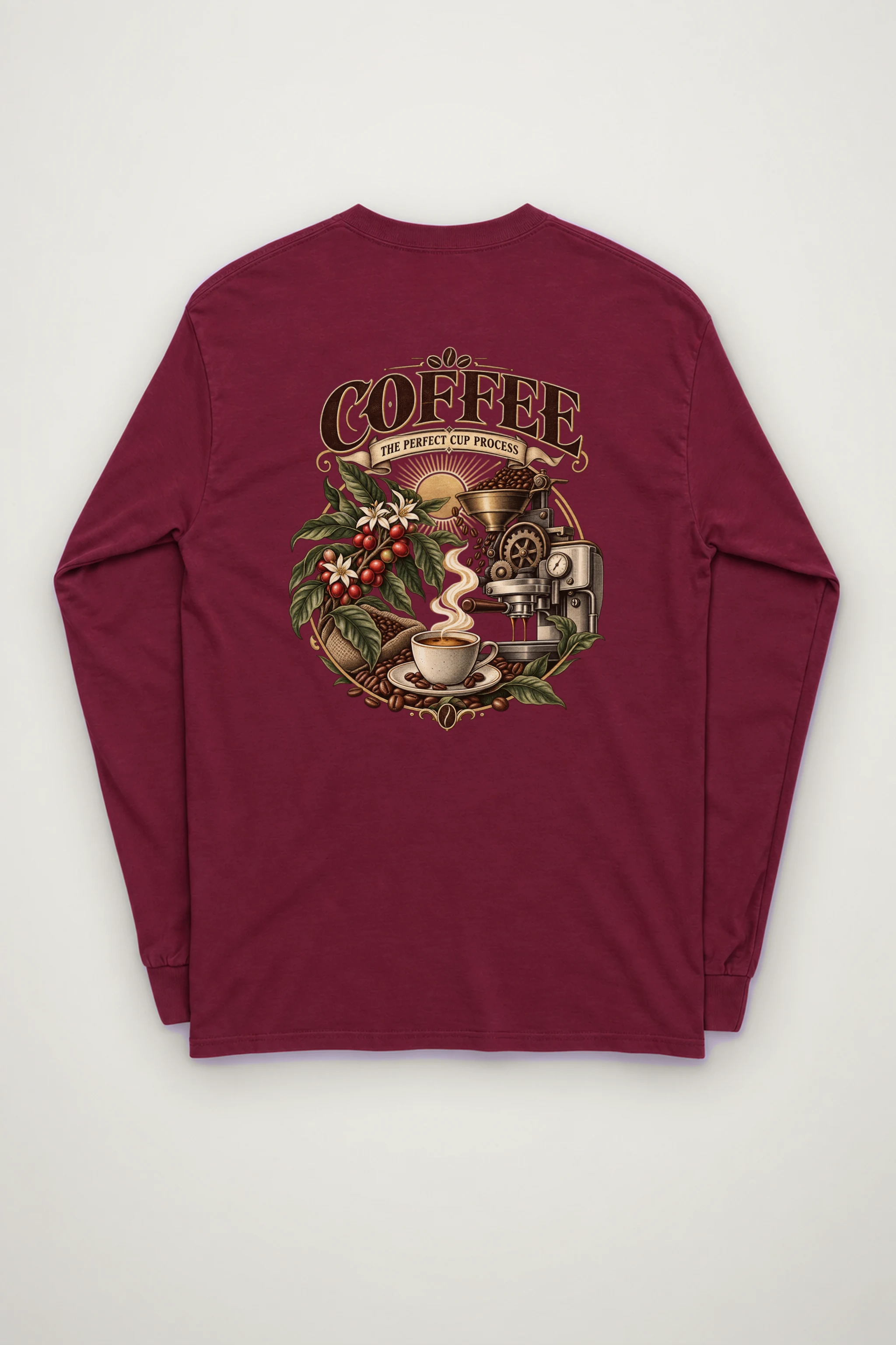 "Coffee Process" Unisex Longsleeve T-shirt