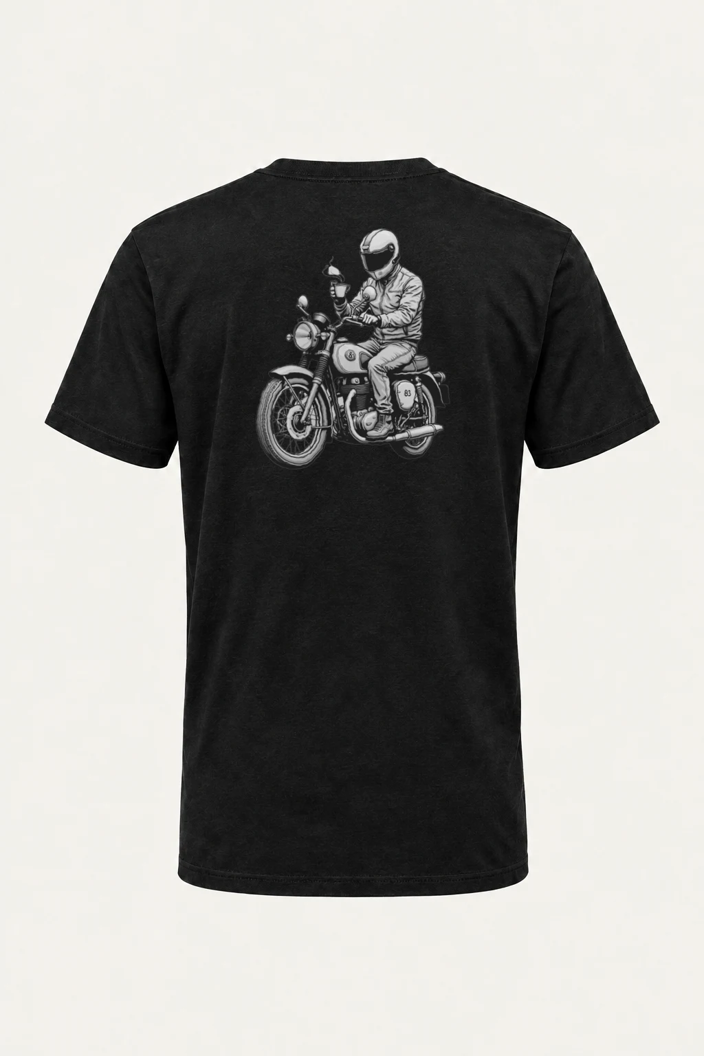 "Coffee Ride 83" Heavyweight Unisex Crewneck T-shirt | Gildan 5000