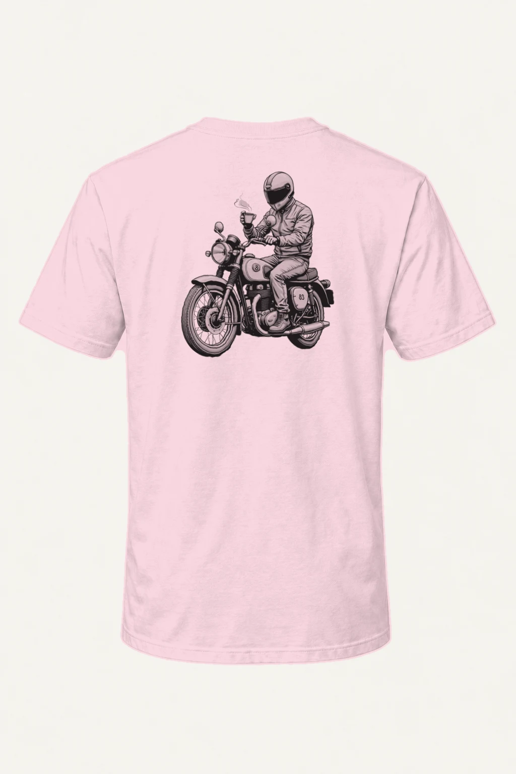 "Coffee Ride 83" Heavyweight Unisex Crewneck T-shirt | Gildan 5000