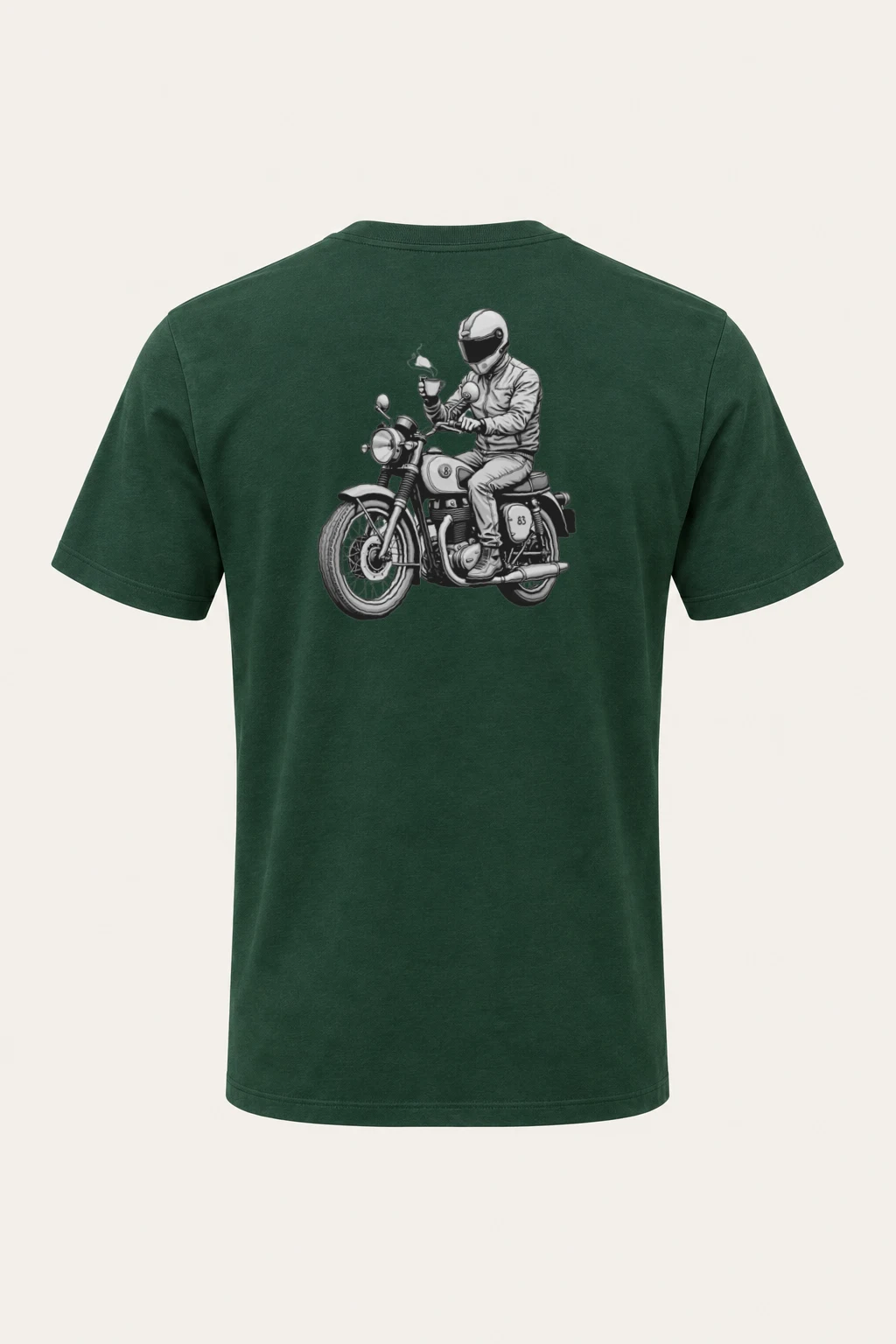 "Coffee Ride 83" Heavyweight Unisex Crewneck T-shirt | Gildan 5000