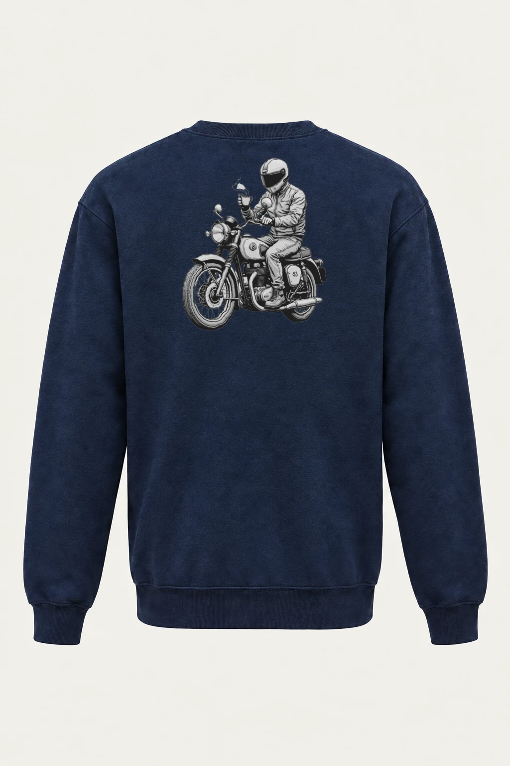 "Coffee Rider" Heavy Blend Unisex Crewneck Sweatshirt | Gildan 18000