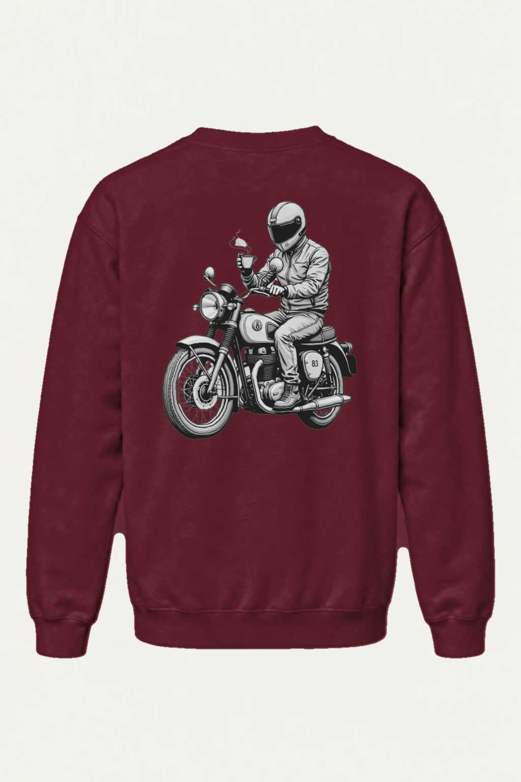 "Coffee Rider" Heavy Blend Unisex Crewneck Sweatshirt | Gildan 18000