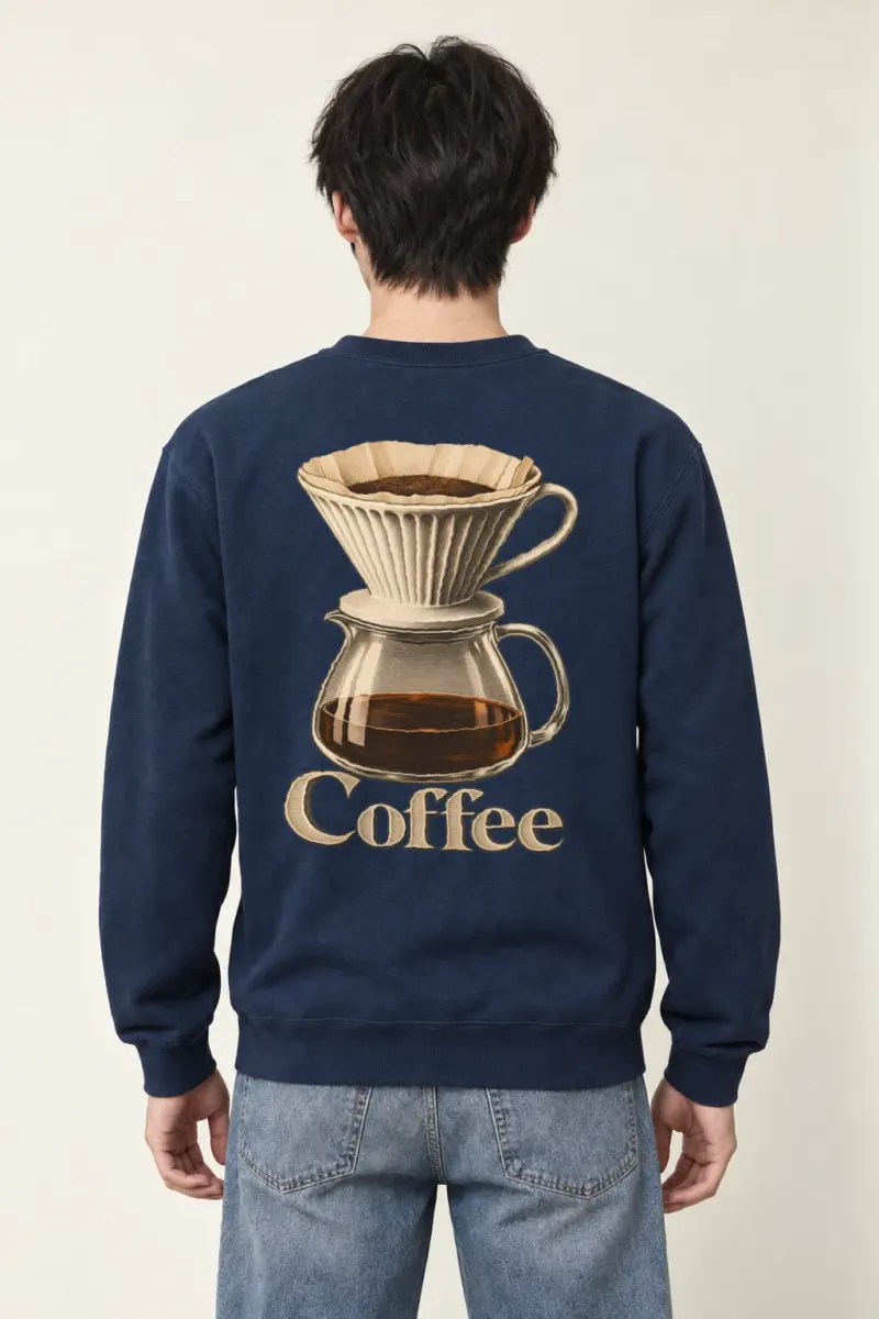 "Coffee Ritual" Heavy Blend Unisex Crewneck Sweatshirt