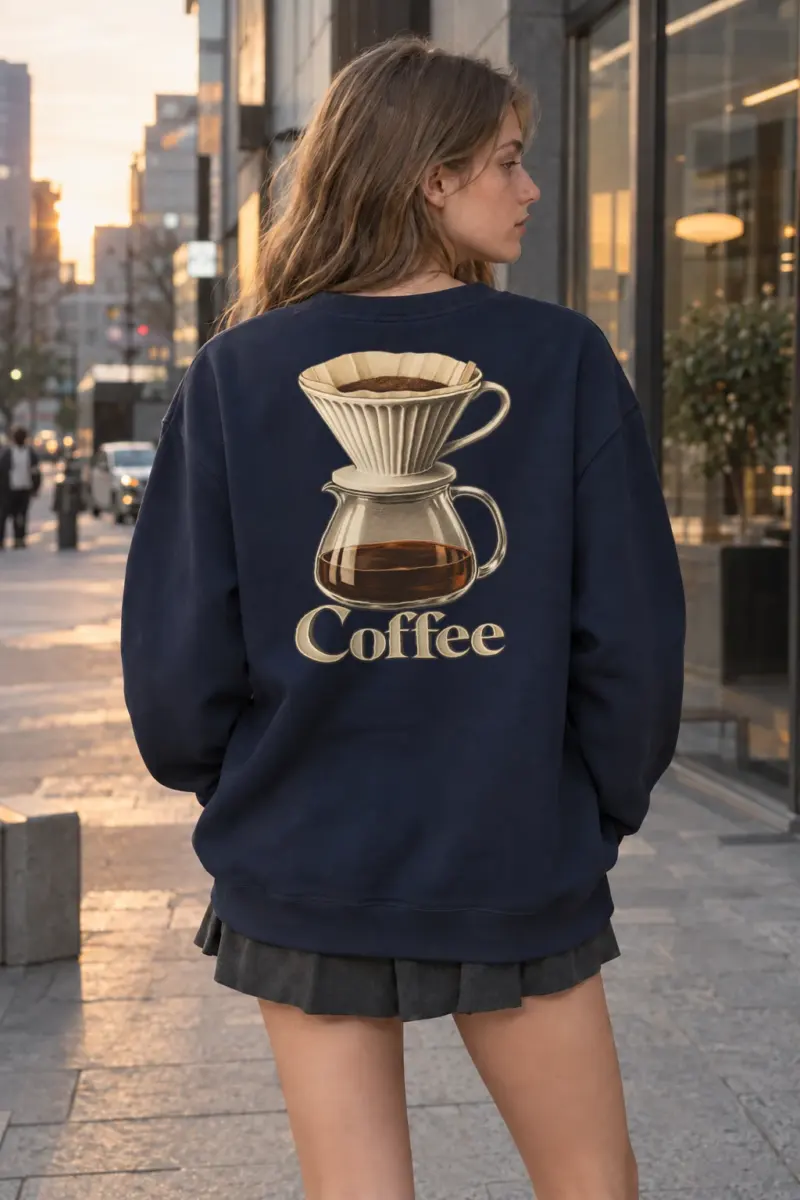 "Coffee Ritual" Heavy Blend Unisex Crewneck Sweatshirt | Gildan 18000