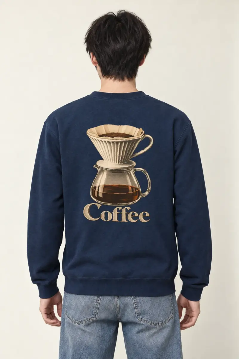 "Coffee Ritual" Heavy Blend Unisex Crewneck Sweatshirt