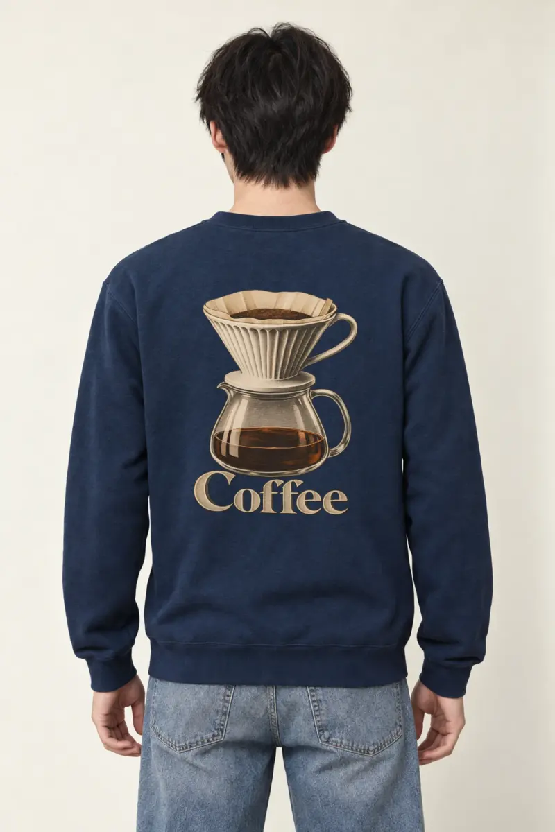 "Coffee Ritual" Heavy Blend Unisex Crewneck Sweatshirt