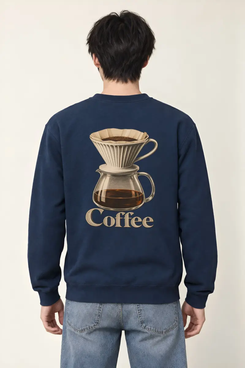 "Coffee Ritual" Heavy Blend Unisex Crewneck Sweatshirt