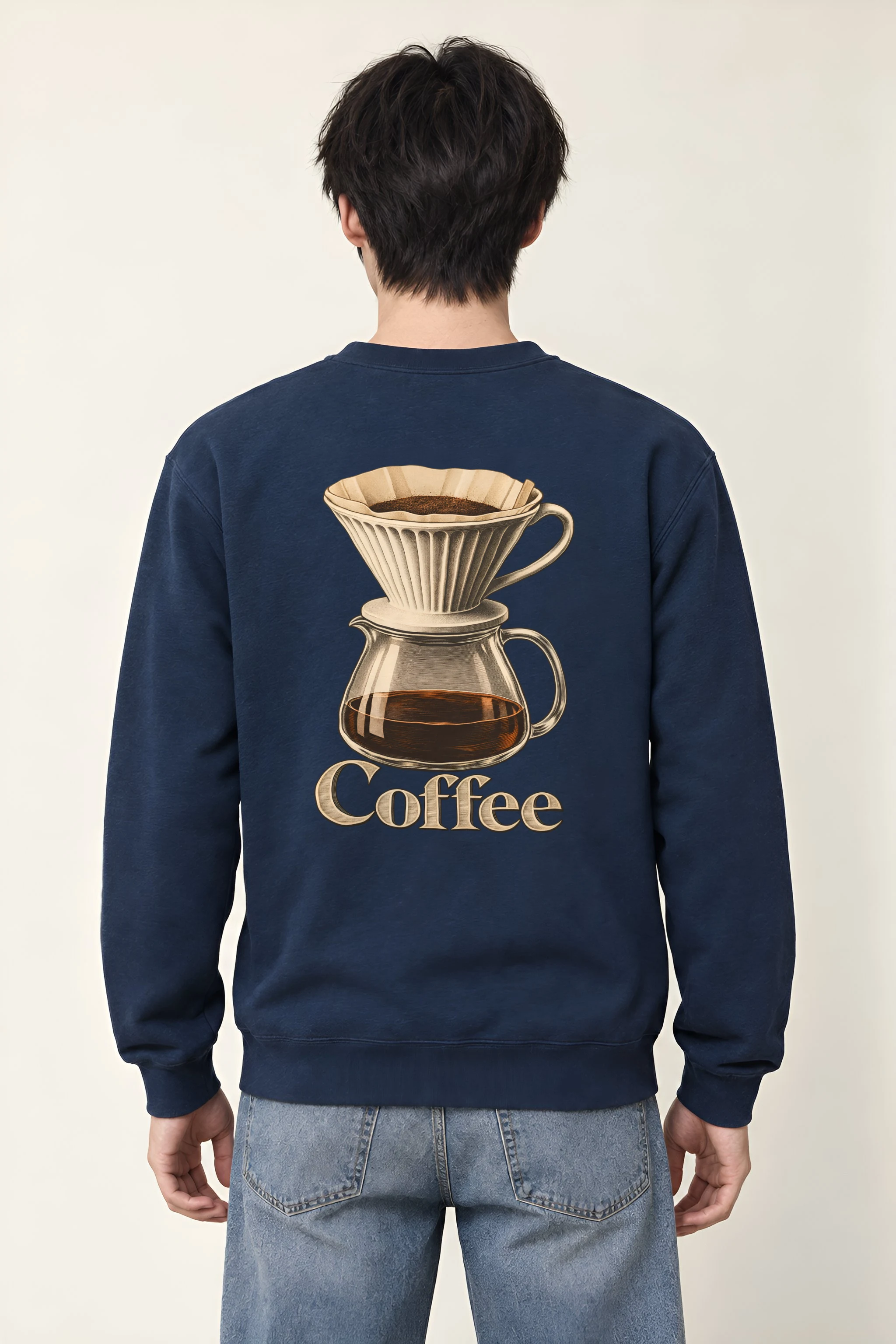 "Coffee Ritual" Heavy Blend Unisex Crewneck Sweatshirt