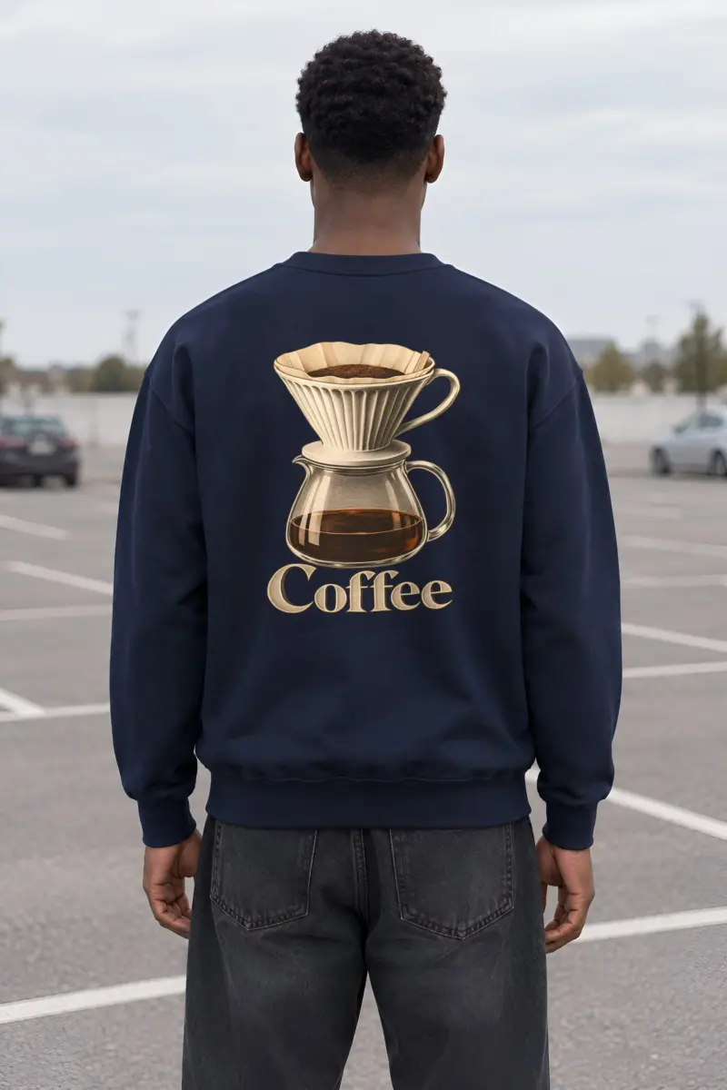 "Coffee Ritual" Heavy Blend Unisex Crewneck Sweatshirt