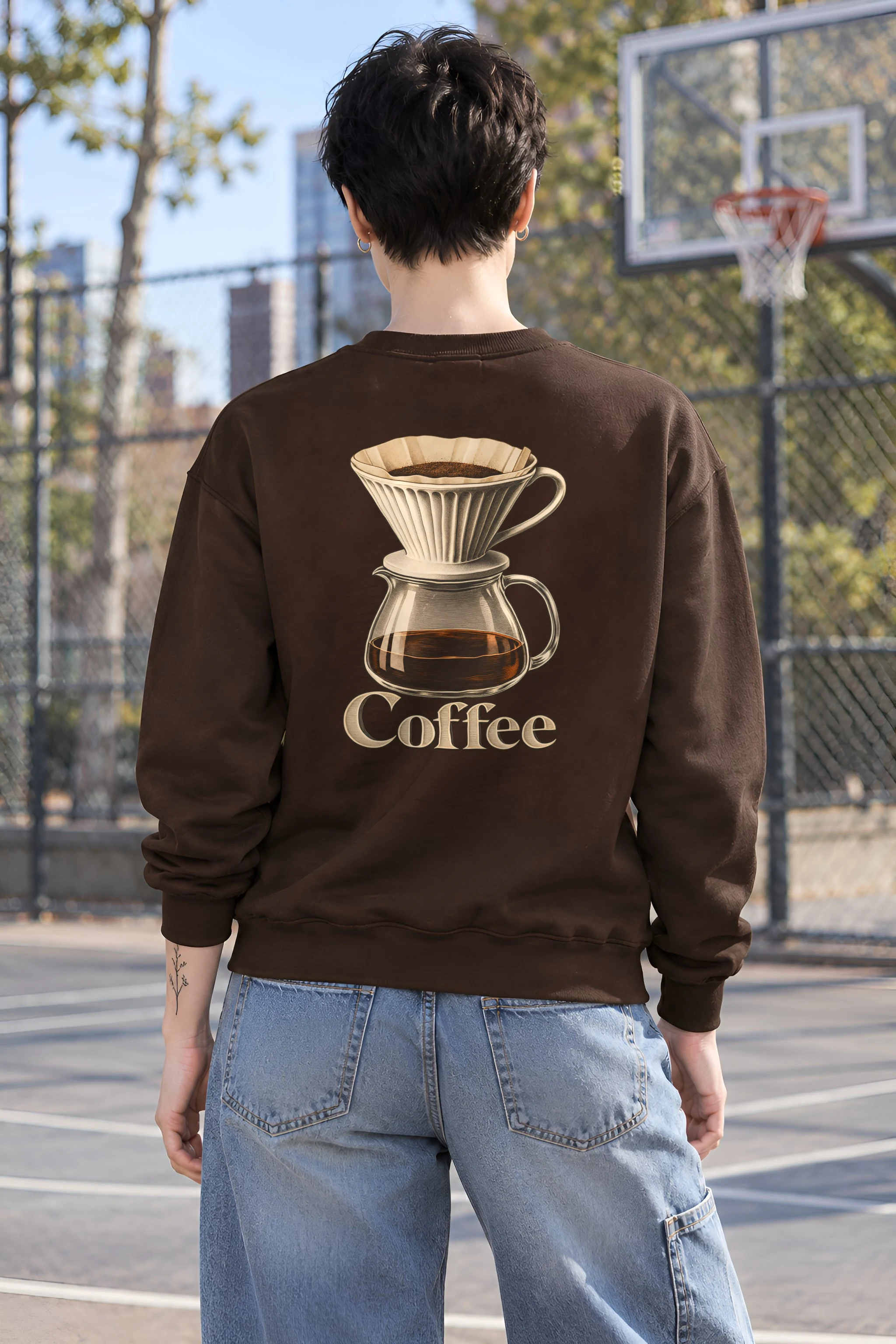 "Coffee Ritual" 1 Crewneck Sweatshirt