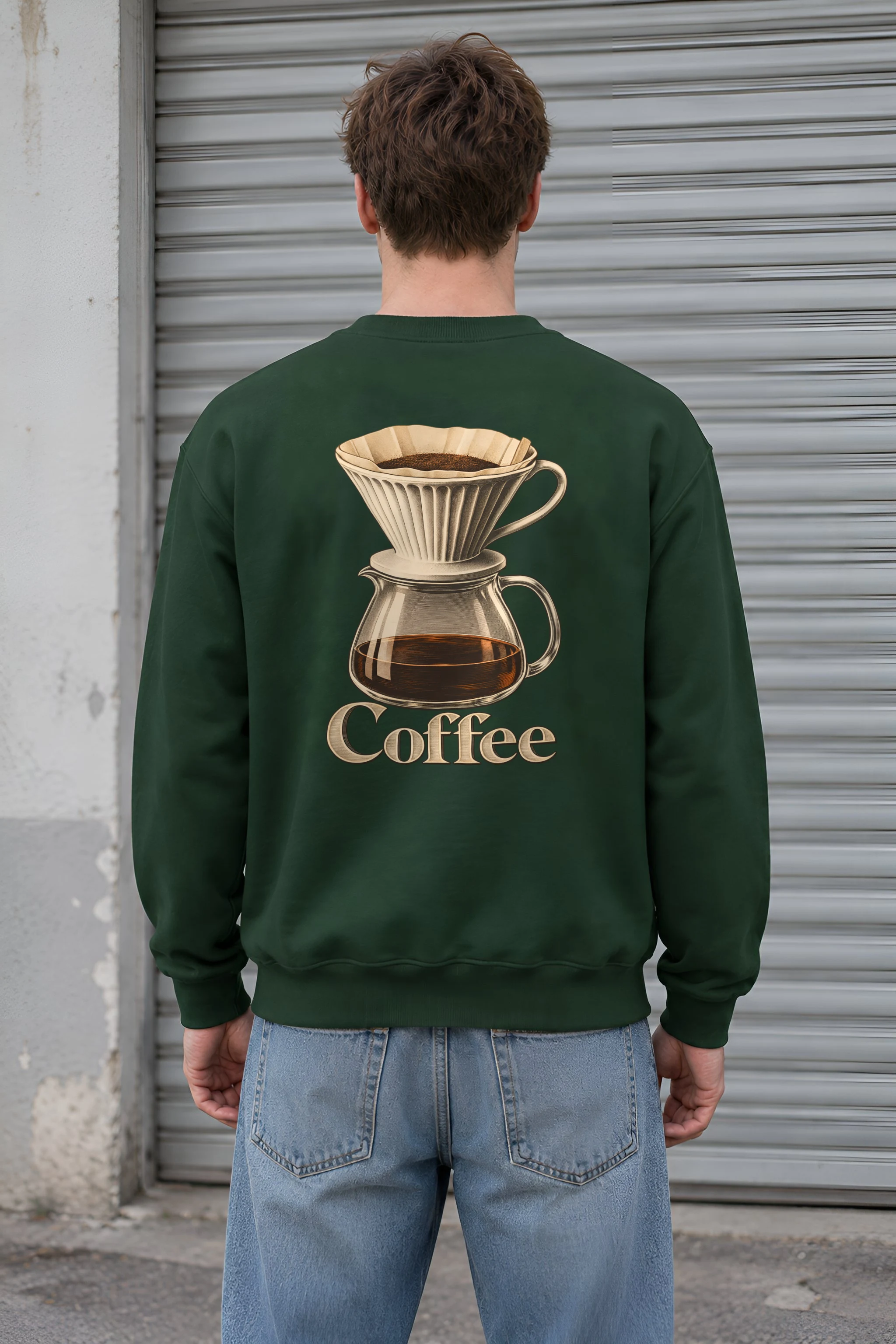 "Coffee Ritual" 1 Crewneck Sweatshirt