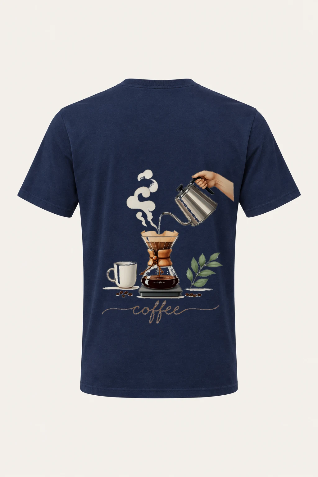 "Coffee Ritual" Heavyweight Unisex Crewneck T-shirt | Gildan 5000