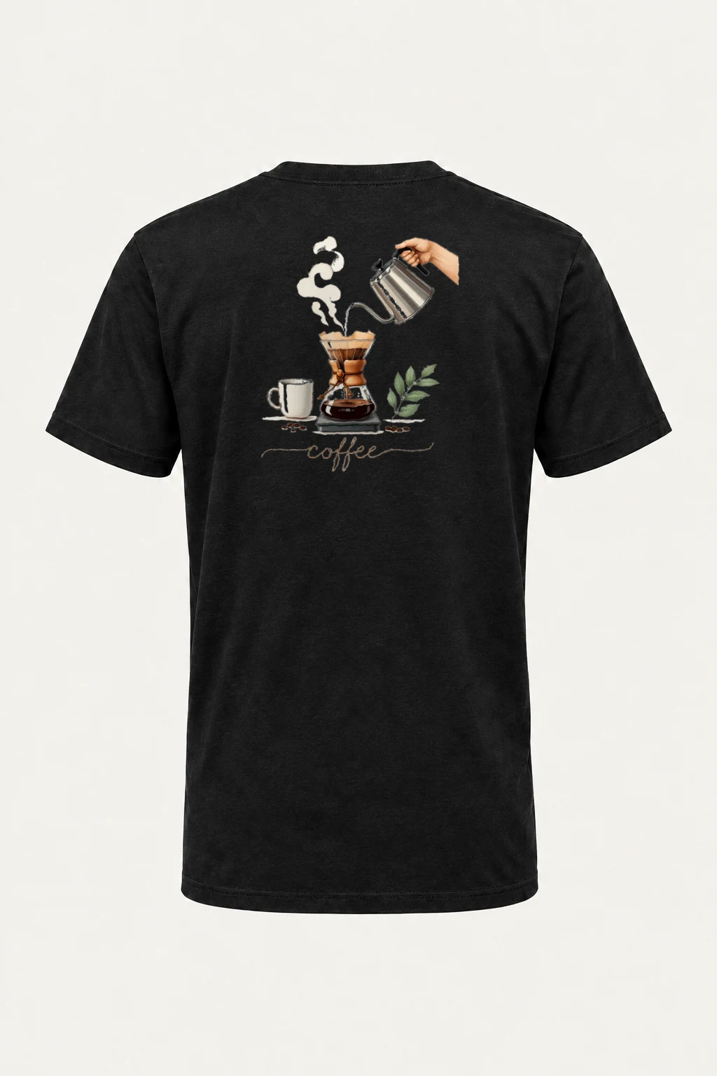 "Coffee Ritual" Heavyweight Unisex Crewneck T-shirt | Gildan 5000