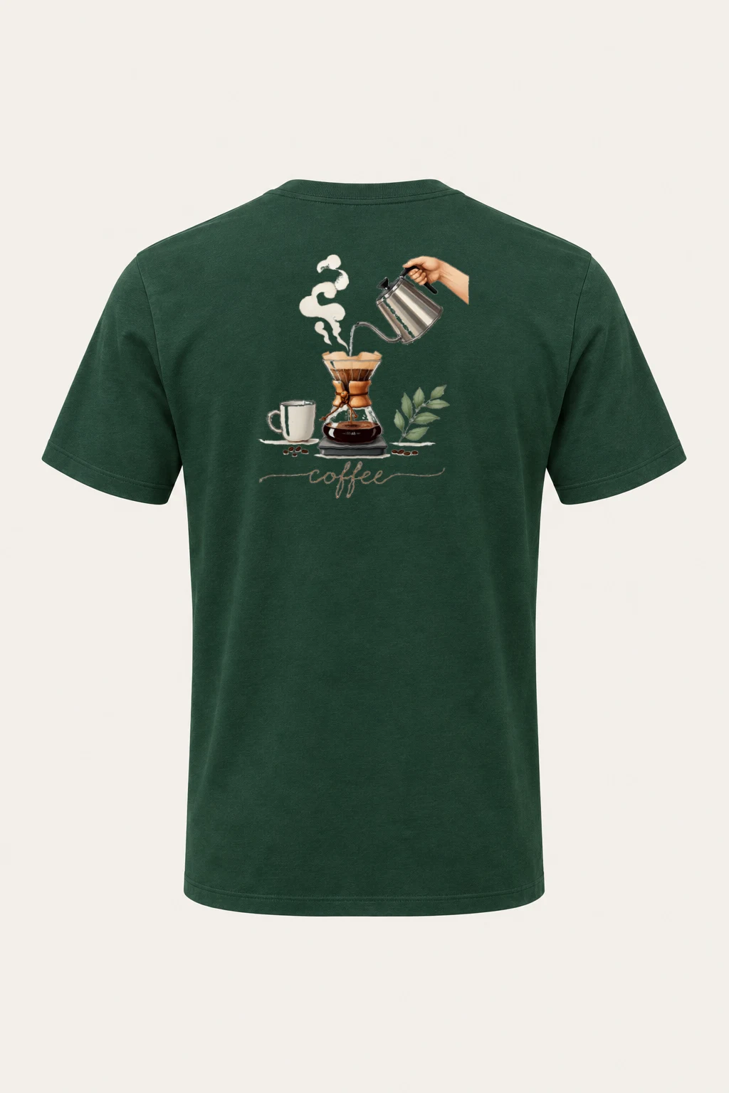 "Coffee Ritual" Heavyweight Unisex Crewneck T-shirt | Gildan 5000
