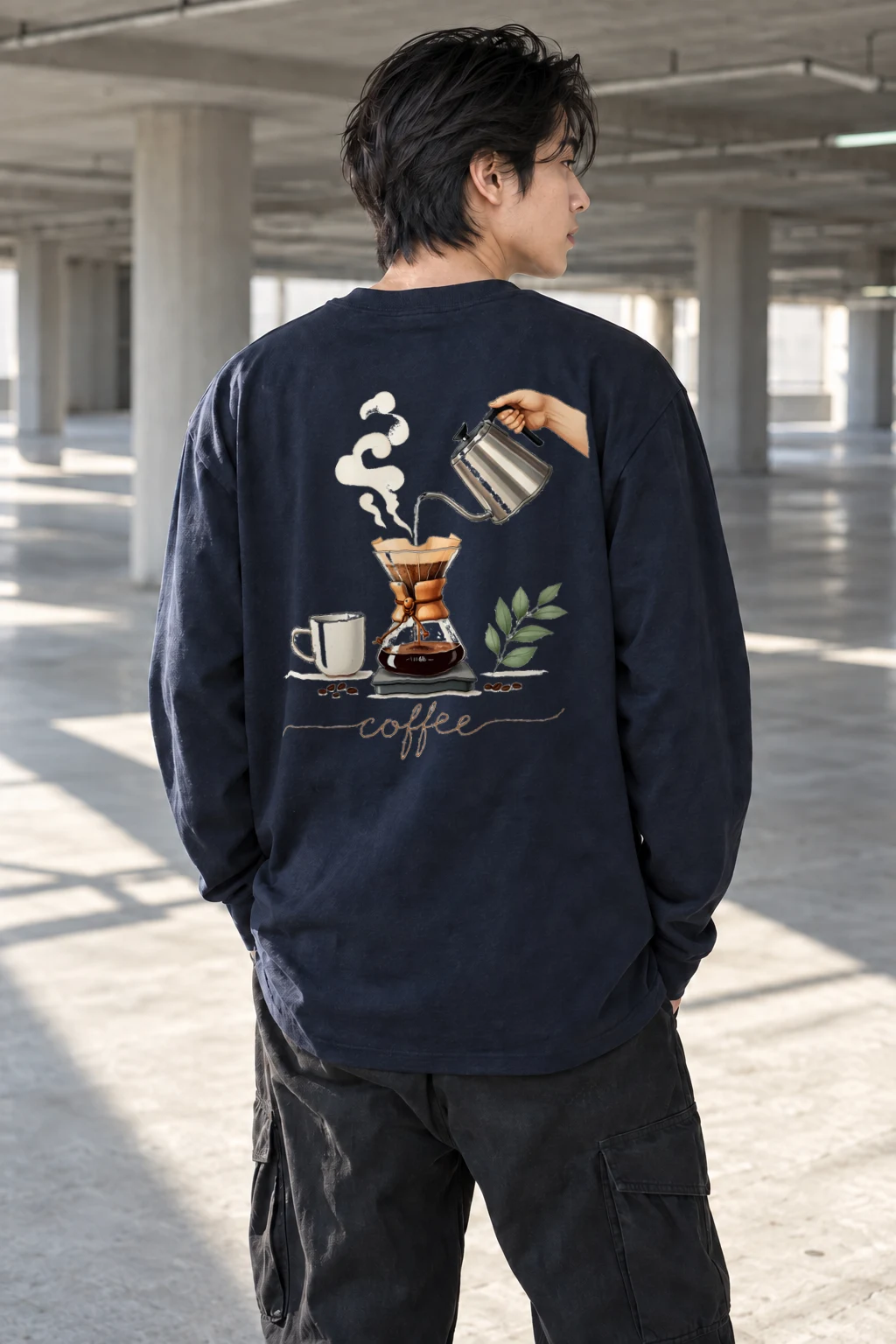 "Coffee Ritual" Unisex Longsleeve T-shirt | Gildan 2400