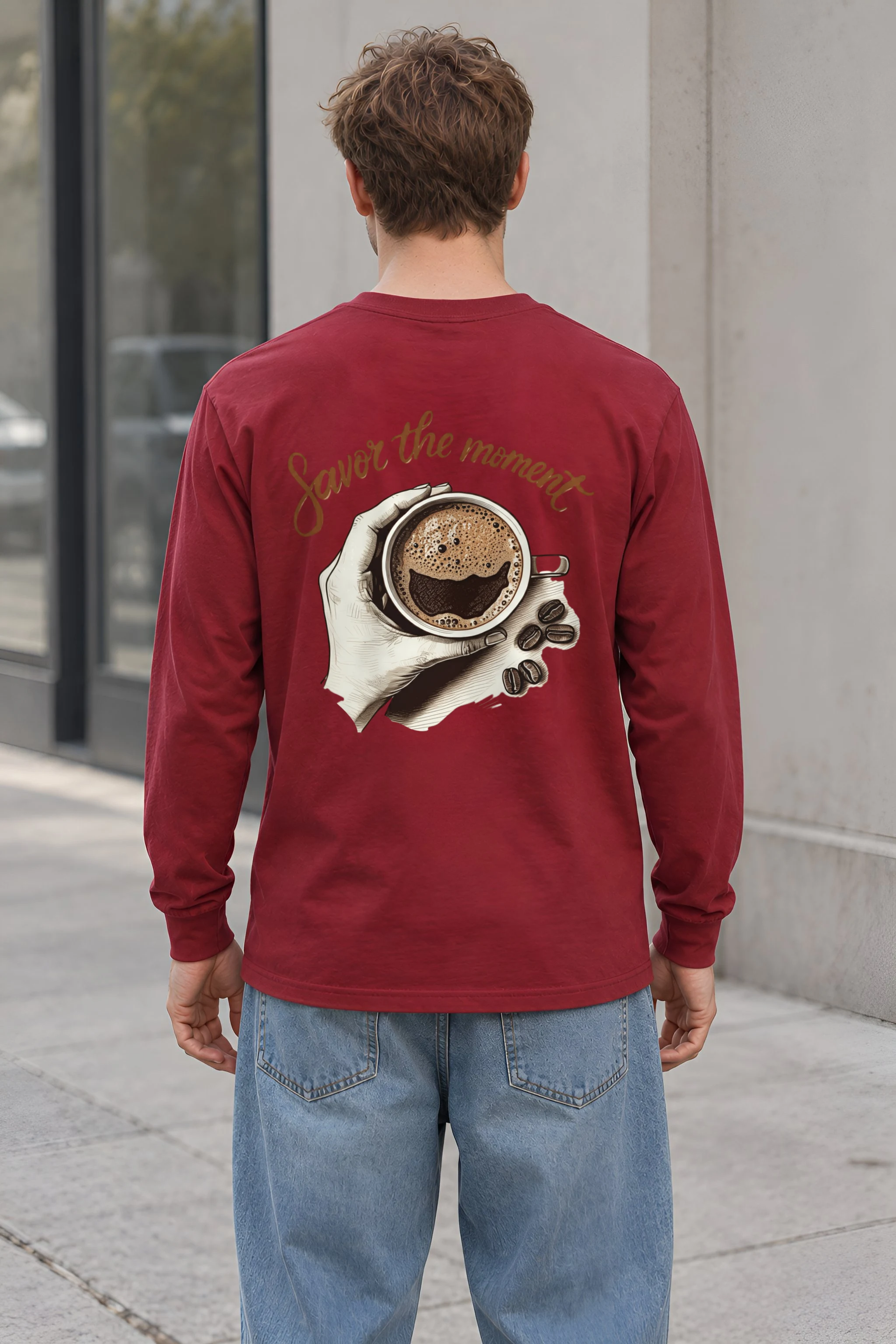 "Coffee Ritual" Unisex Longsleeve T-shirt