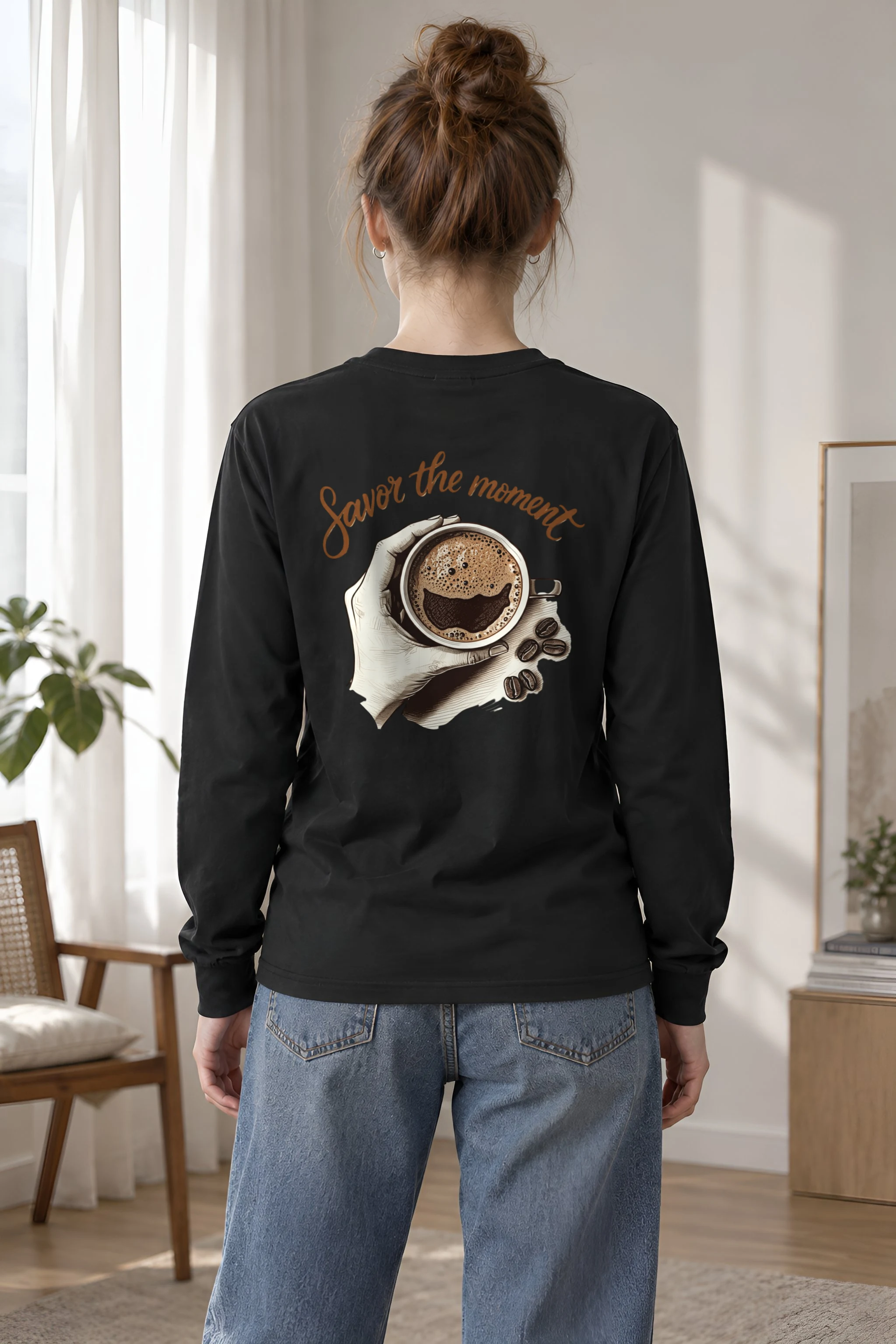 "Coffee Ritual" Unisex Longsleeve T-shirt