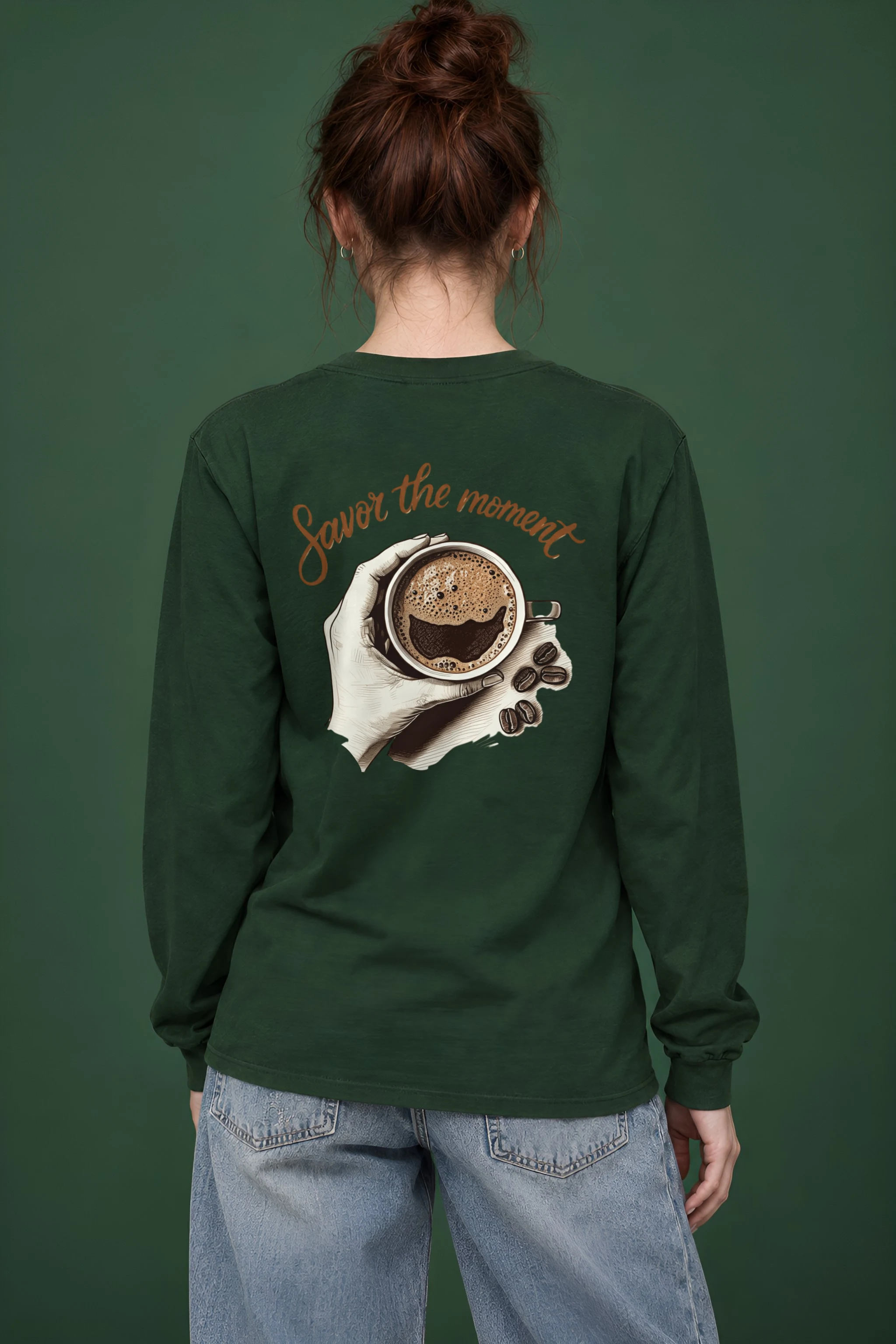"Coffee Ritual" Unisex Longsleeve T-shirt