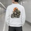 "Coffee Run Rider" Heavy Blend Unisex Crewneck Sweatshirt