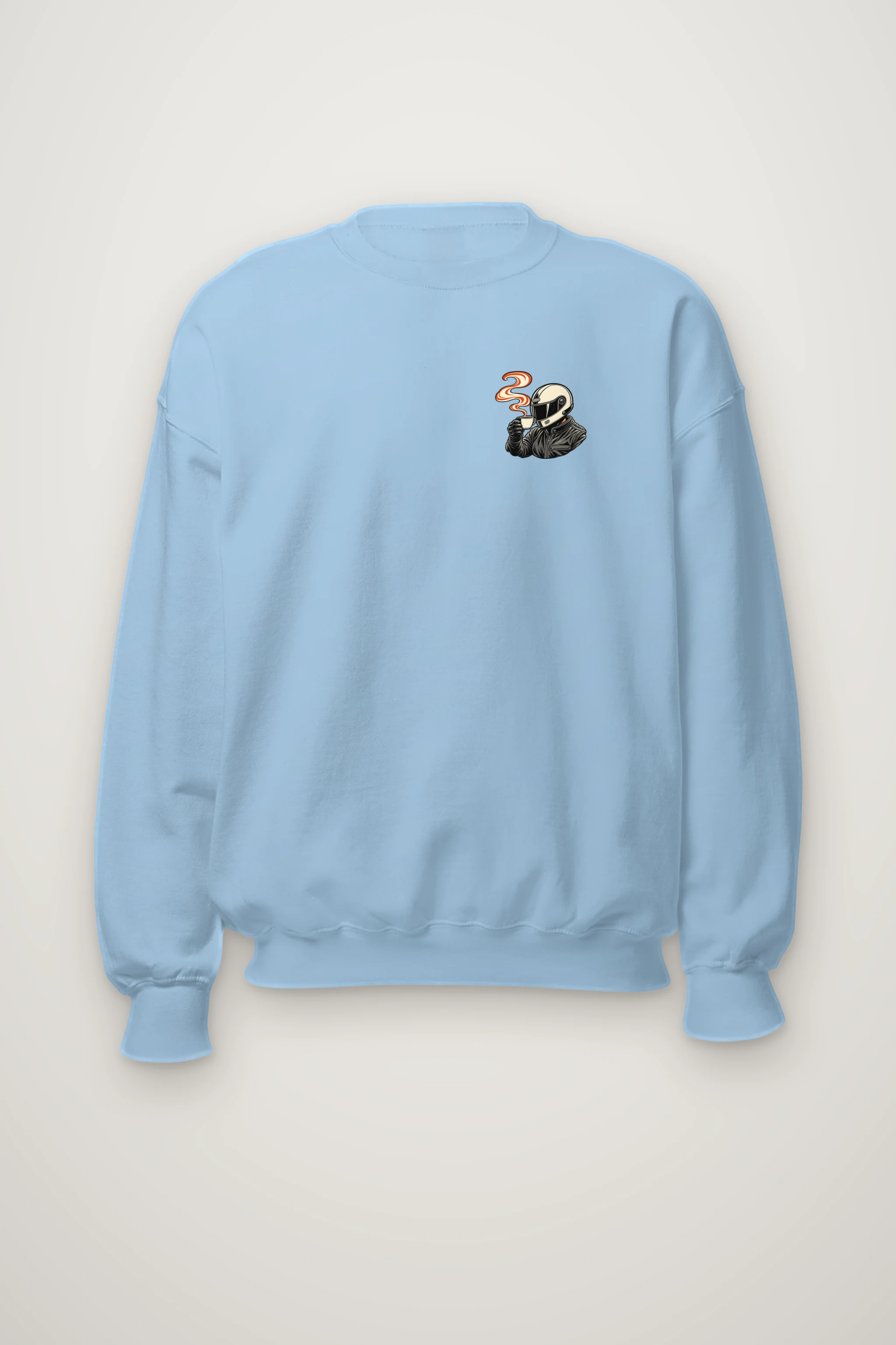 "Coffee Run Rider" Heavy Blend Unisex Crewneck Sweatshirt