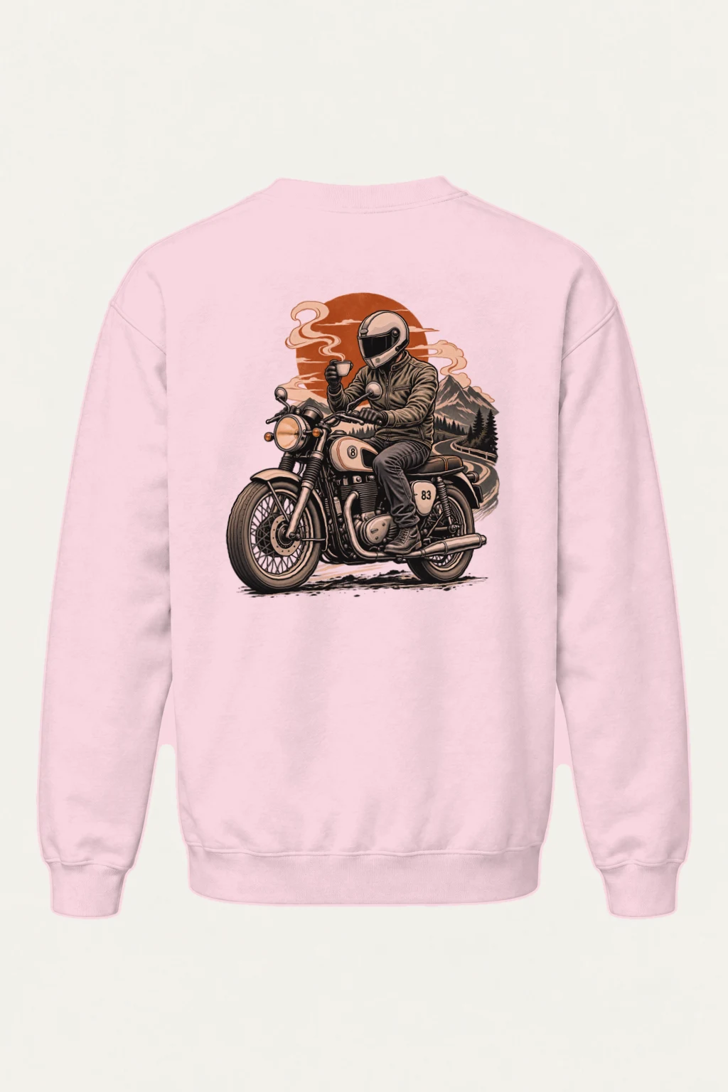 "Coffee Run Rider" Heavy Blend Unisex Crewneck Sweatshirt | Gildan 18000