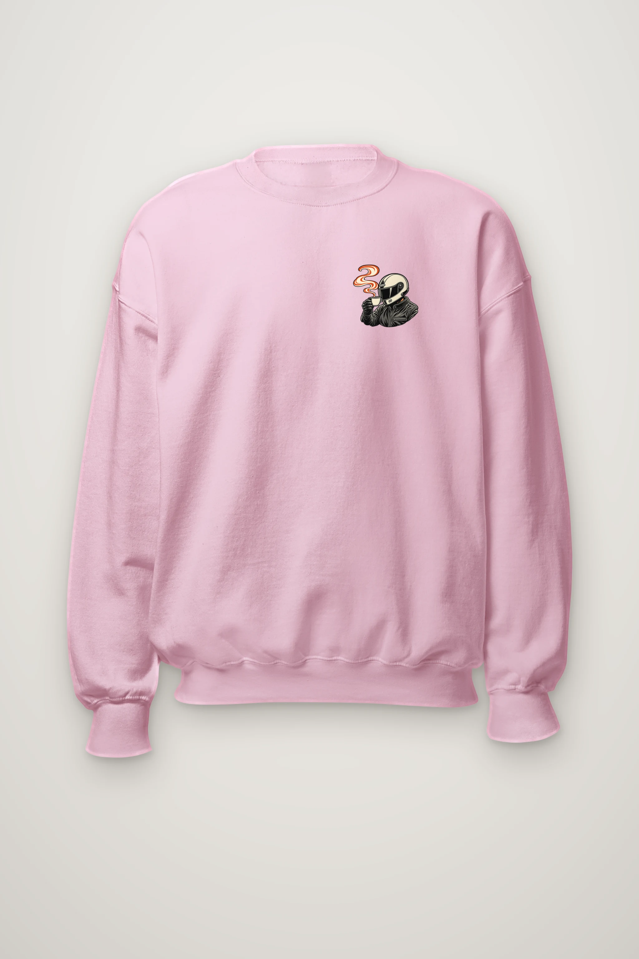 "Coffee Run Rider" Heavy Blend Unisex Crewneck Sweatshirt