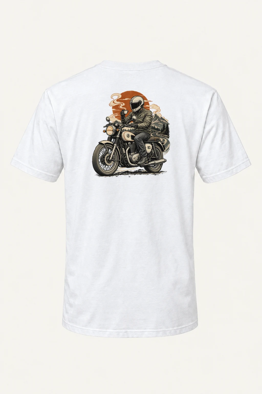 "Coffee Run Rider" Heavyweight Unisex Crewneck T-shirt | Gildan 5000