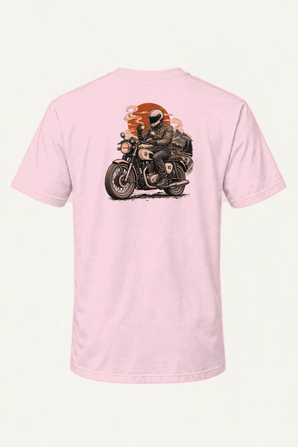 "Coffee Run Rider" Heavyweight Unisex Crewneck T-shirt | Gildan 5000