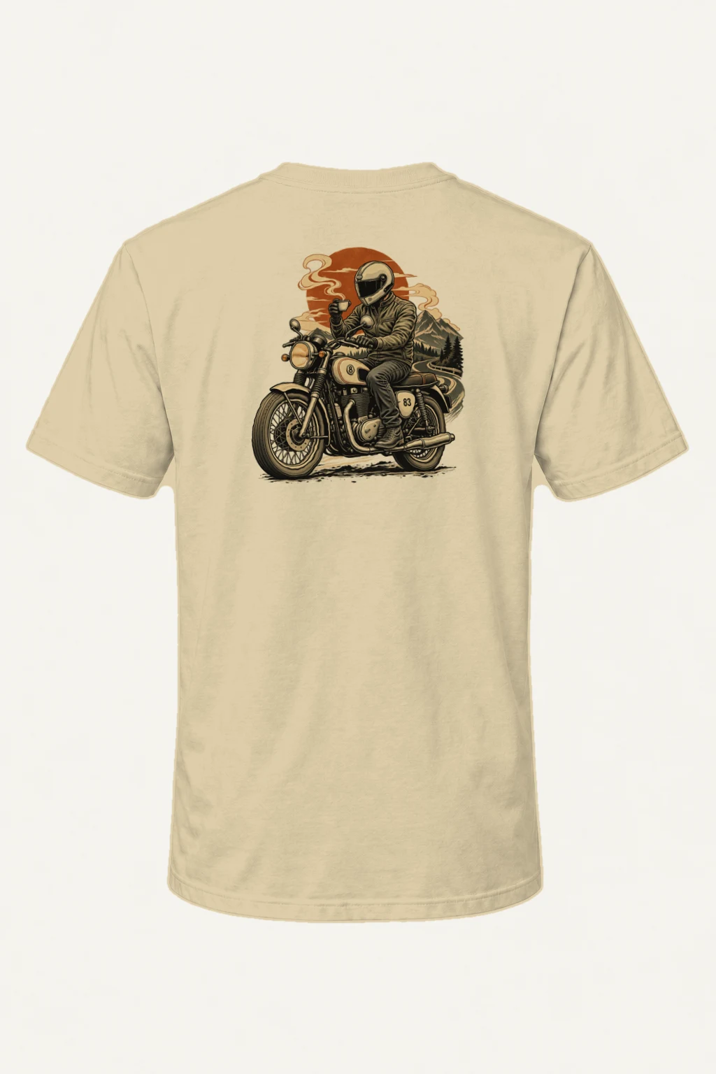 "Coffee Run Rider" Heavyweight Unisex Crewneck T-shirt | Gildan 5000
